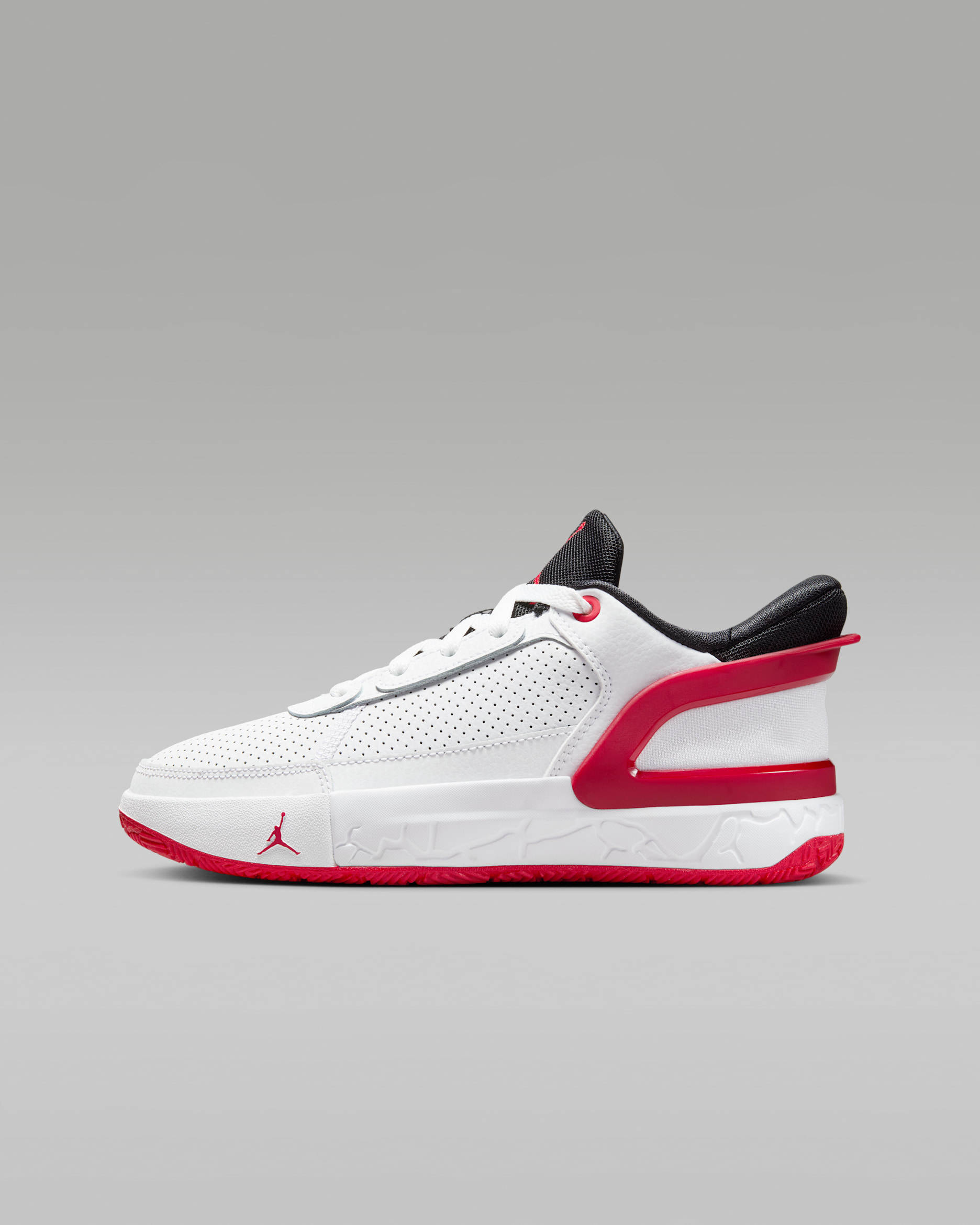 Jordan DAY1 EO Older Kids' Shoes - White/Black/Wolf Grey/University Red