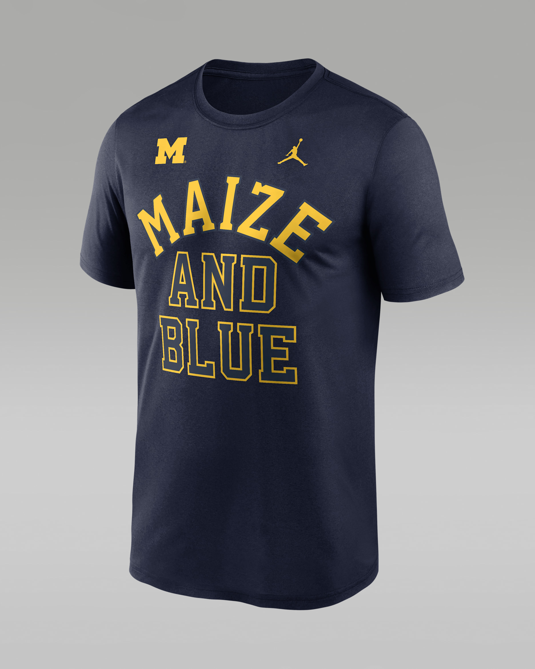 Michigan Primetime Arch Mantra Legend Men's Nike Dri-FIT College T-Shirt - Navy