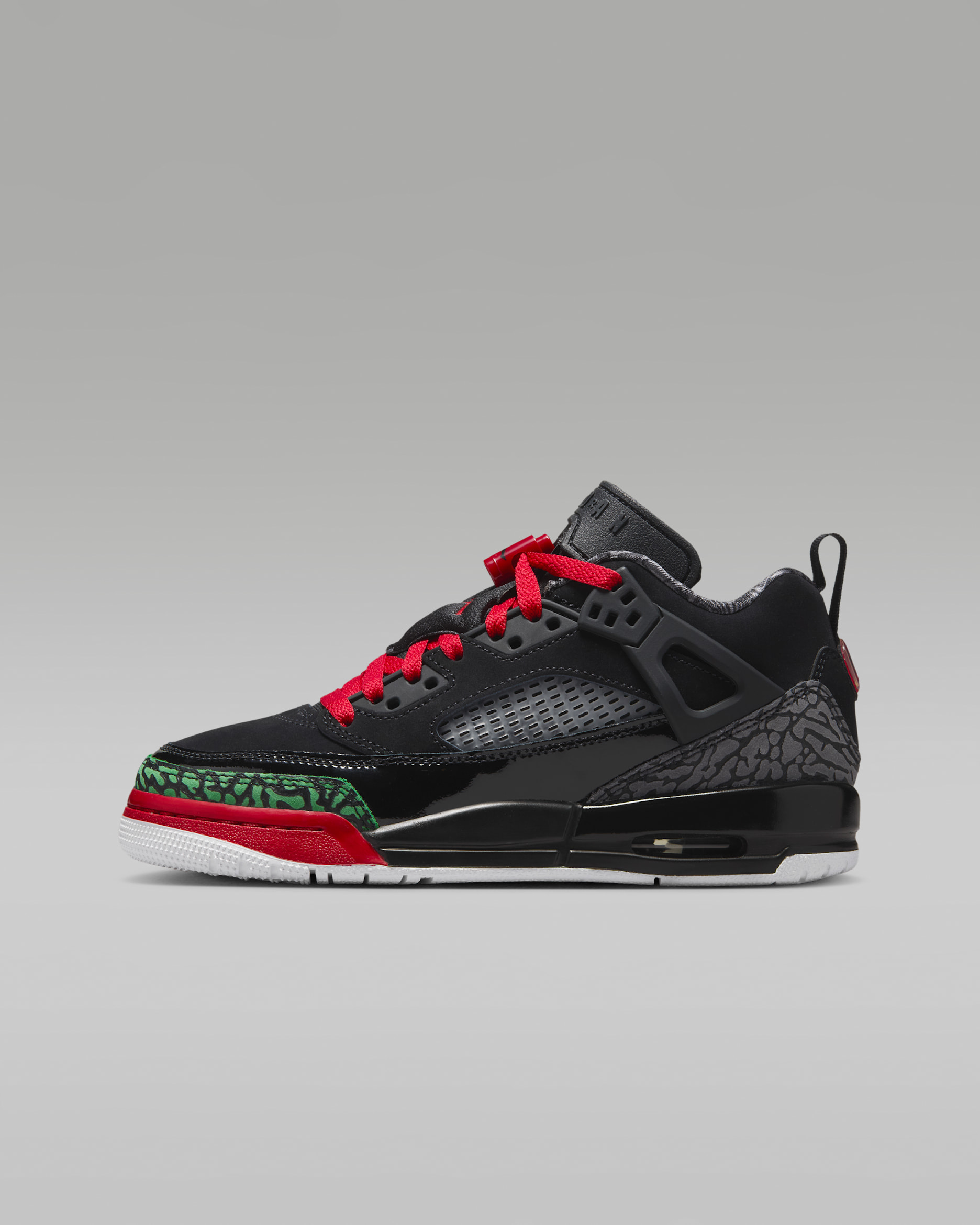 รองเท้าเด็กโต Jordan Spizike Low - ดำ/Classic Green/ขาว/Varsity Red