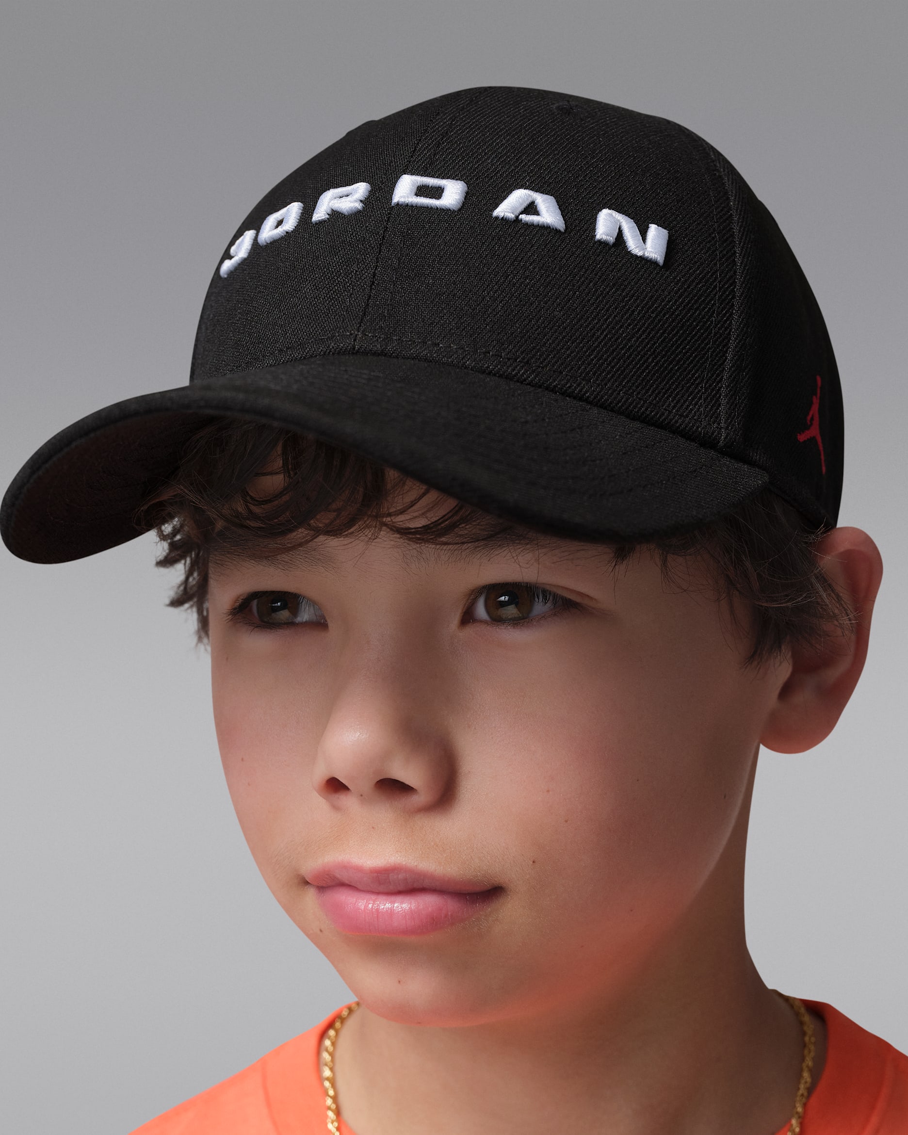 Jordan Big Kids' Structured Strapback Cap - Black
