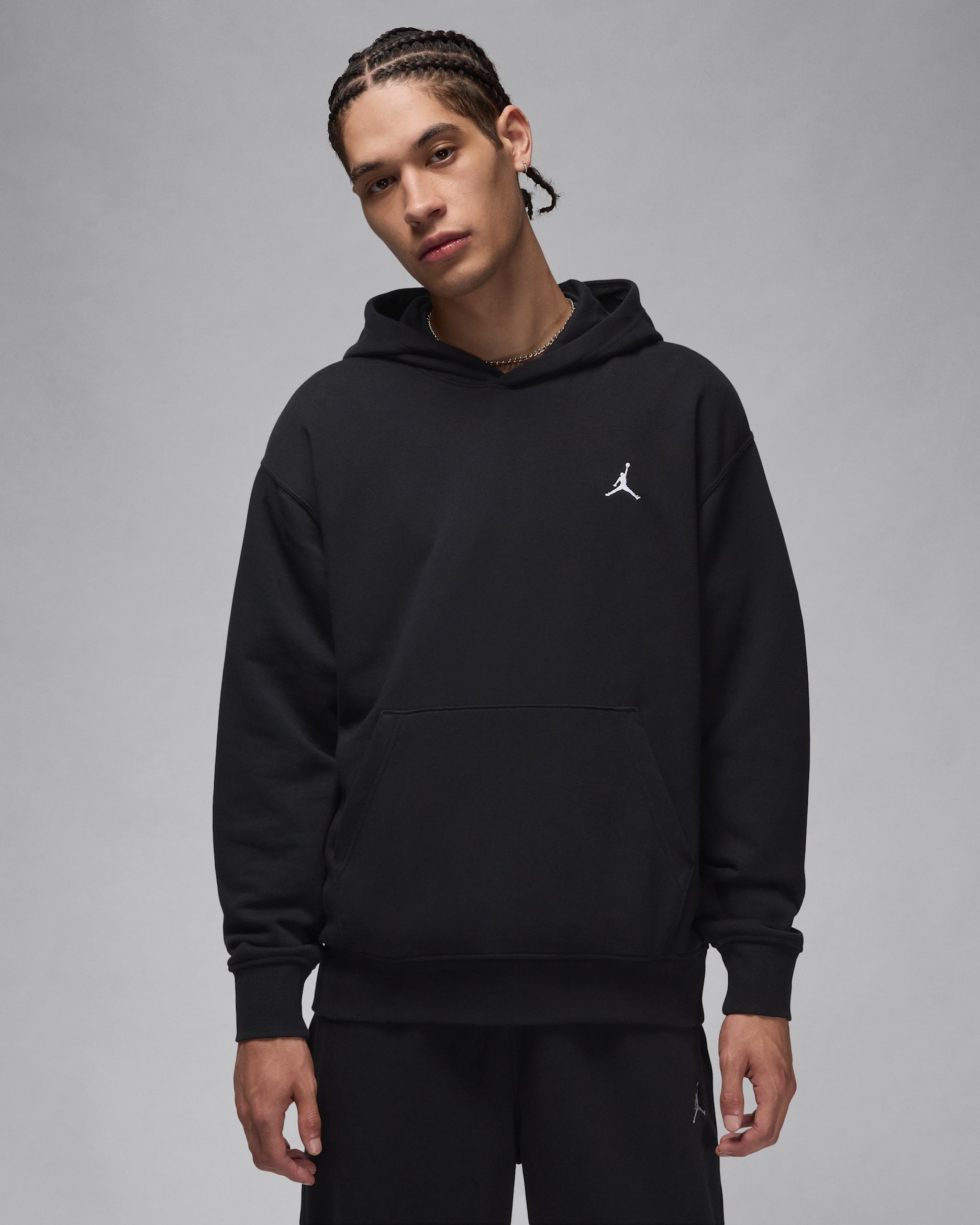 JORDAN ブラック トレーナー 3XL Jordan Brooklyn Fleece Men