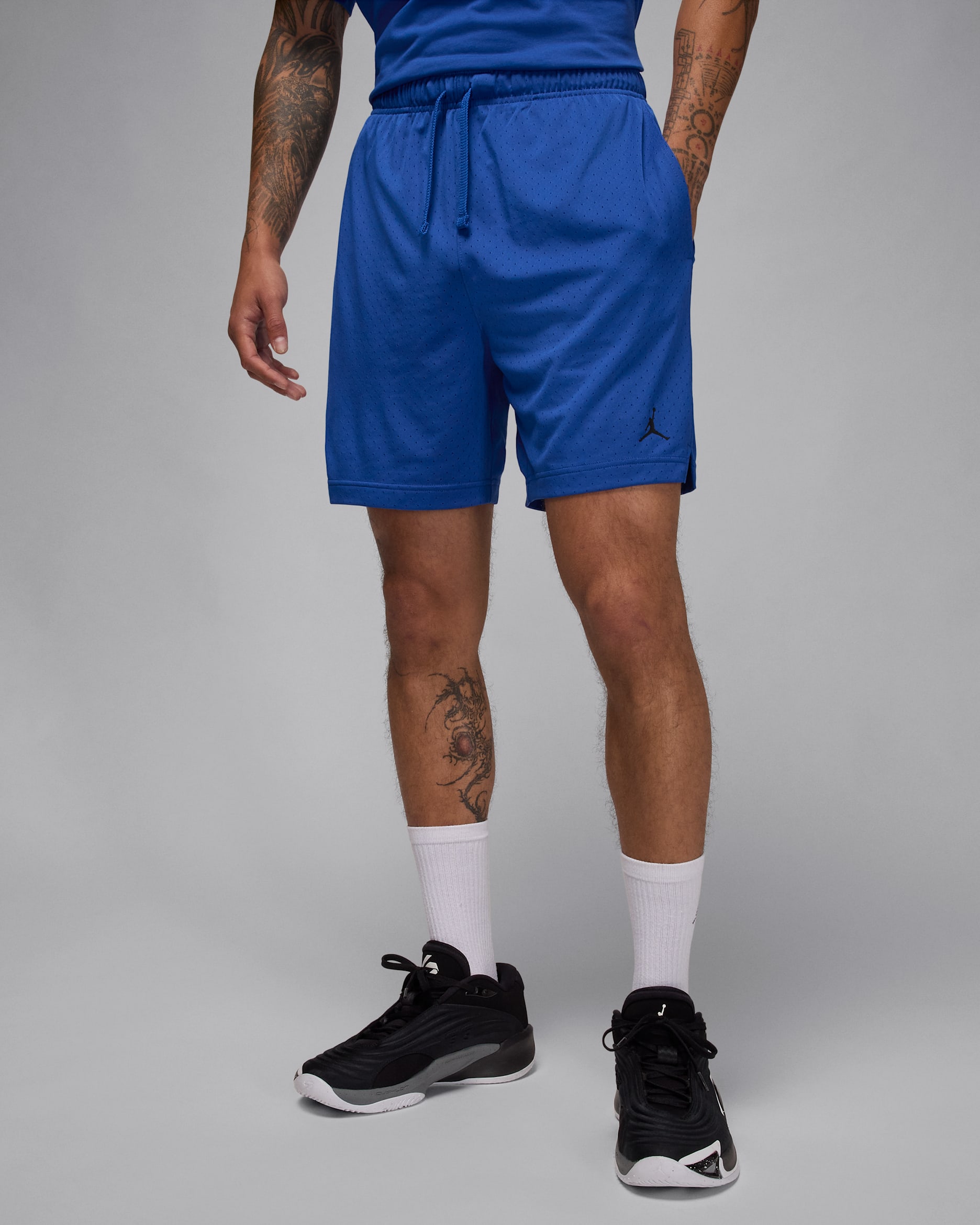 Jordan Sport Men's Dri-FIT Mesh Shorts - Game Royal/Black