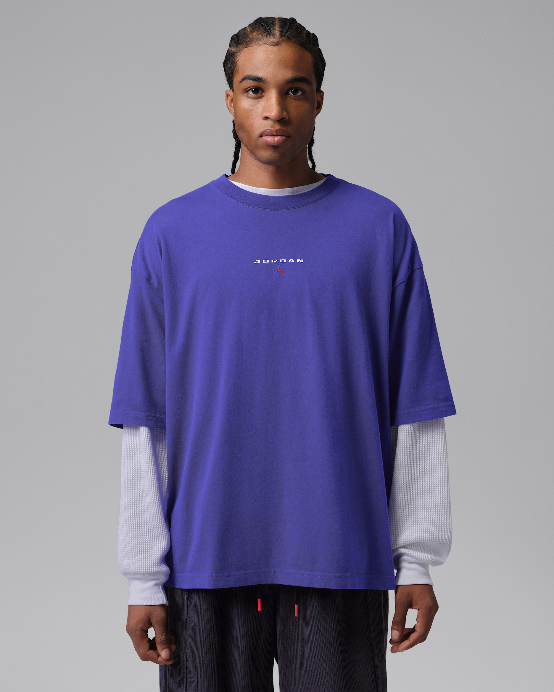 Playera oversized con parche para hombre Jordan Flight Essentials - Concordia claro
