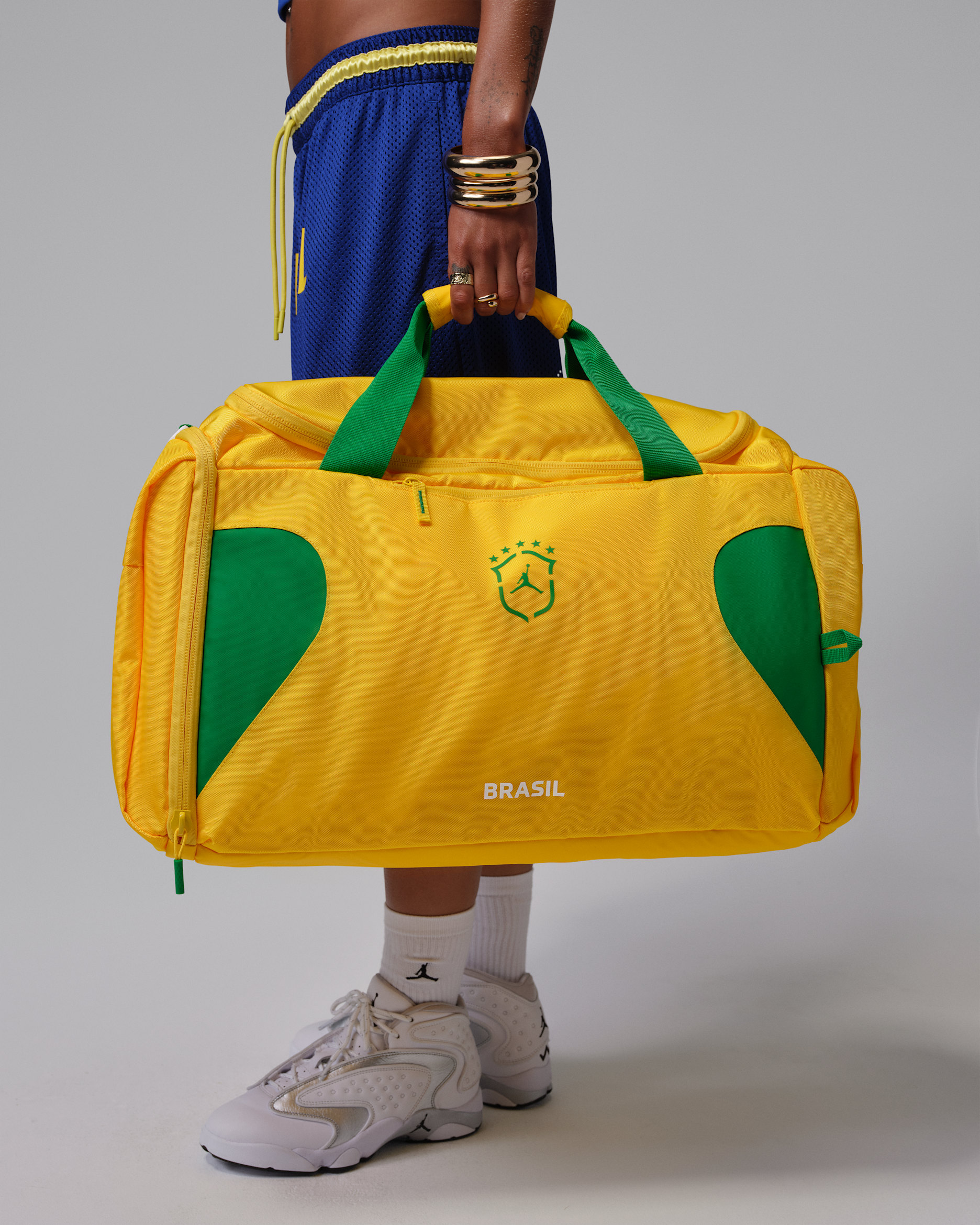 Jordan Brazil Duffel Bag (68.8L) - Varsity Maize