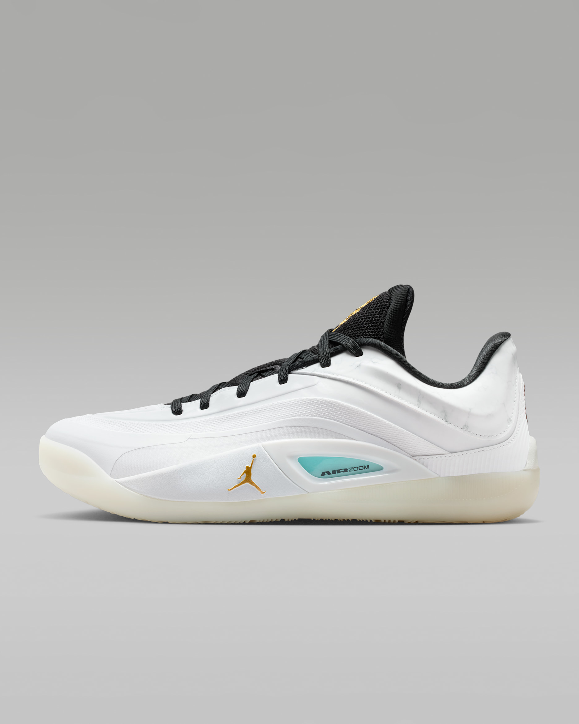 ザイオン 4 PF バスケットボールシューズ - ホワイト/ブラック/ハイパージェイド/メタリックゴールド