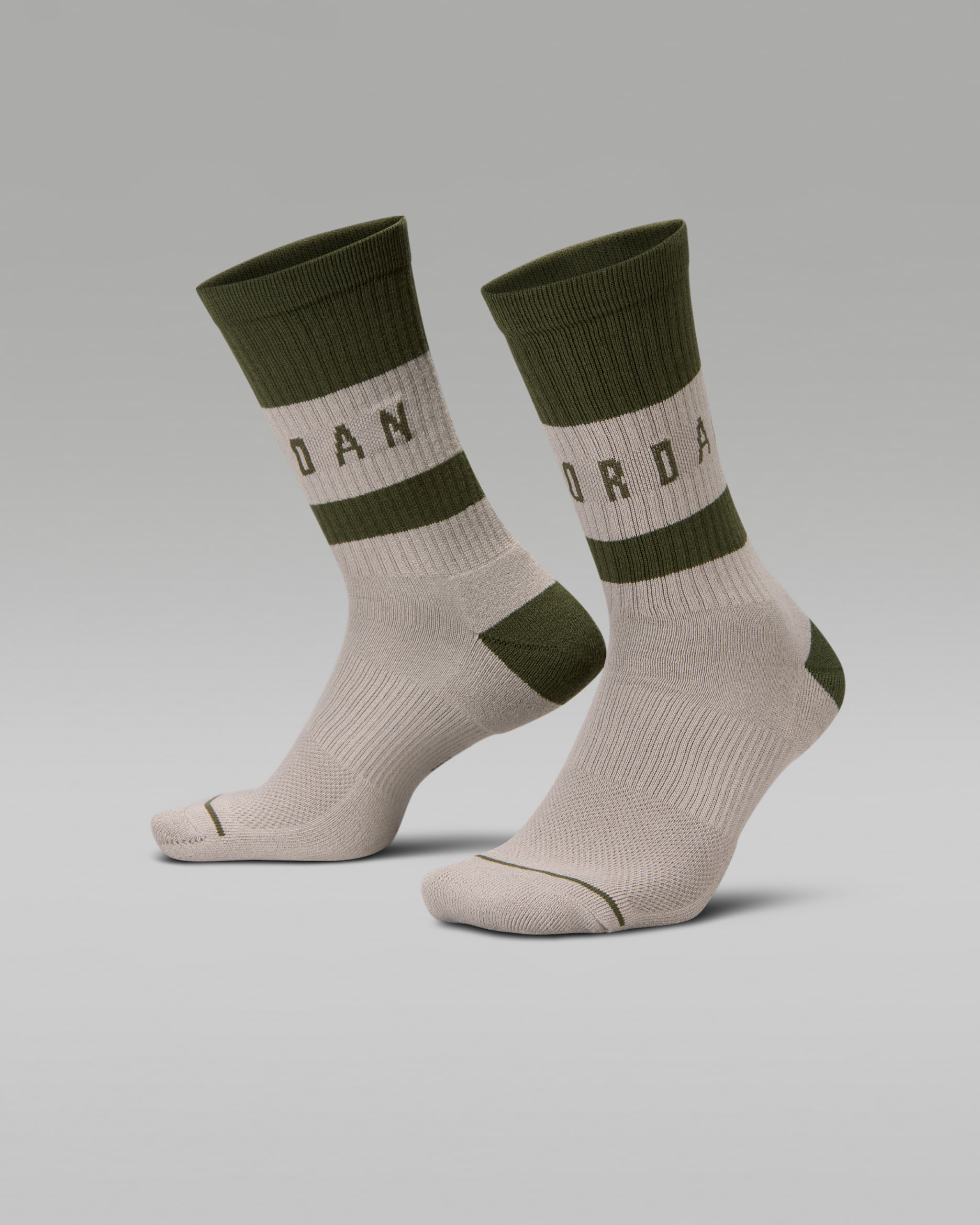 Calcetas acolchadas Jordan - Piedra enigma/Caqui militar/Caqui militar