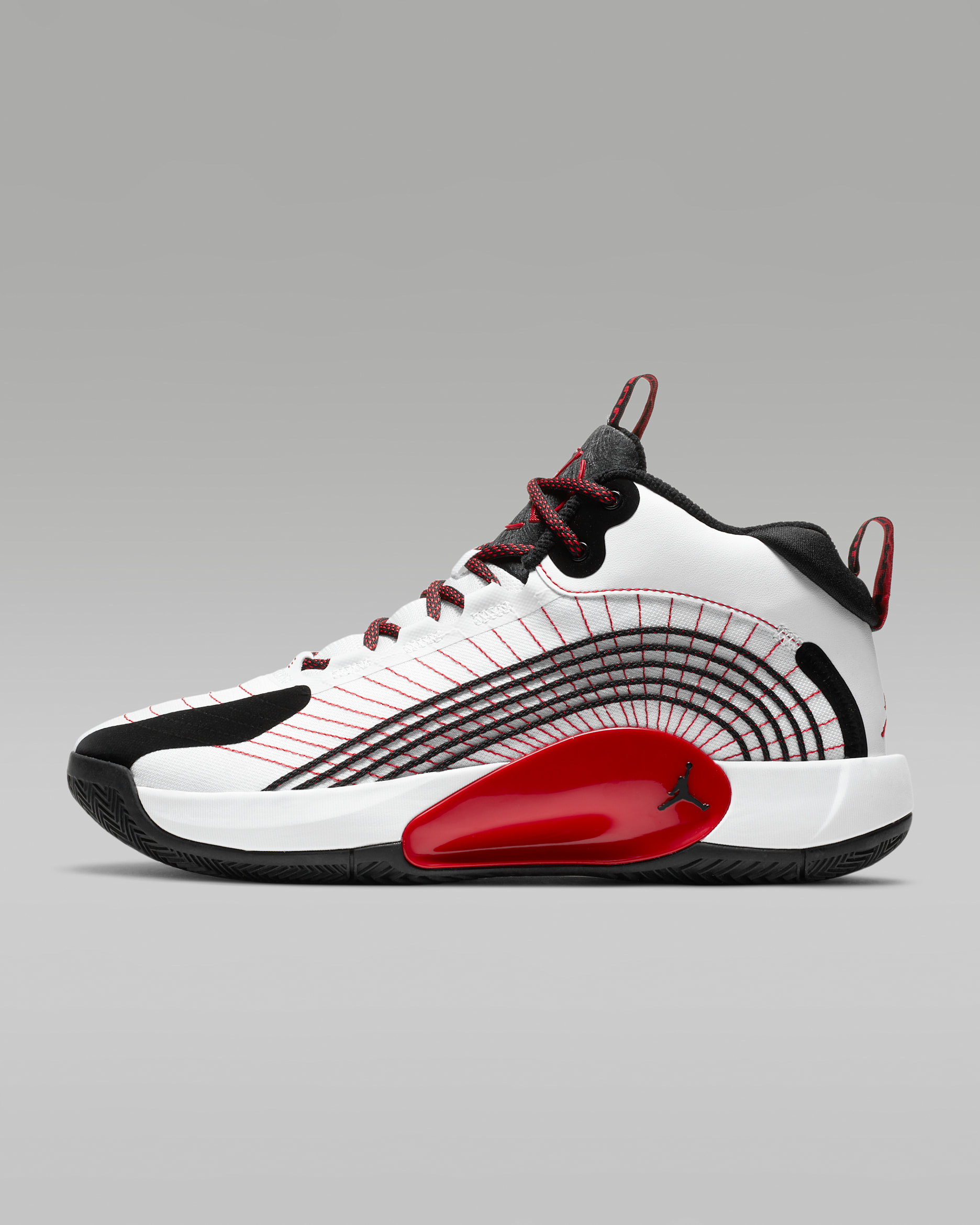 ジョーダン ジャンプマン 2021 バスケットボールシューズ - ホワイト/ブラック/ホワイト/ユニバーシティレッド