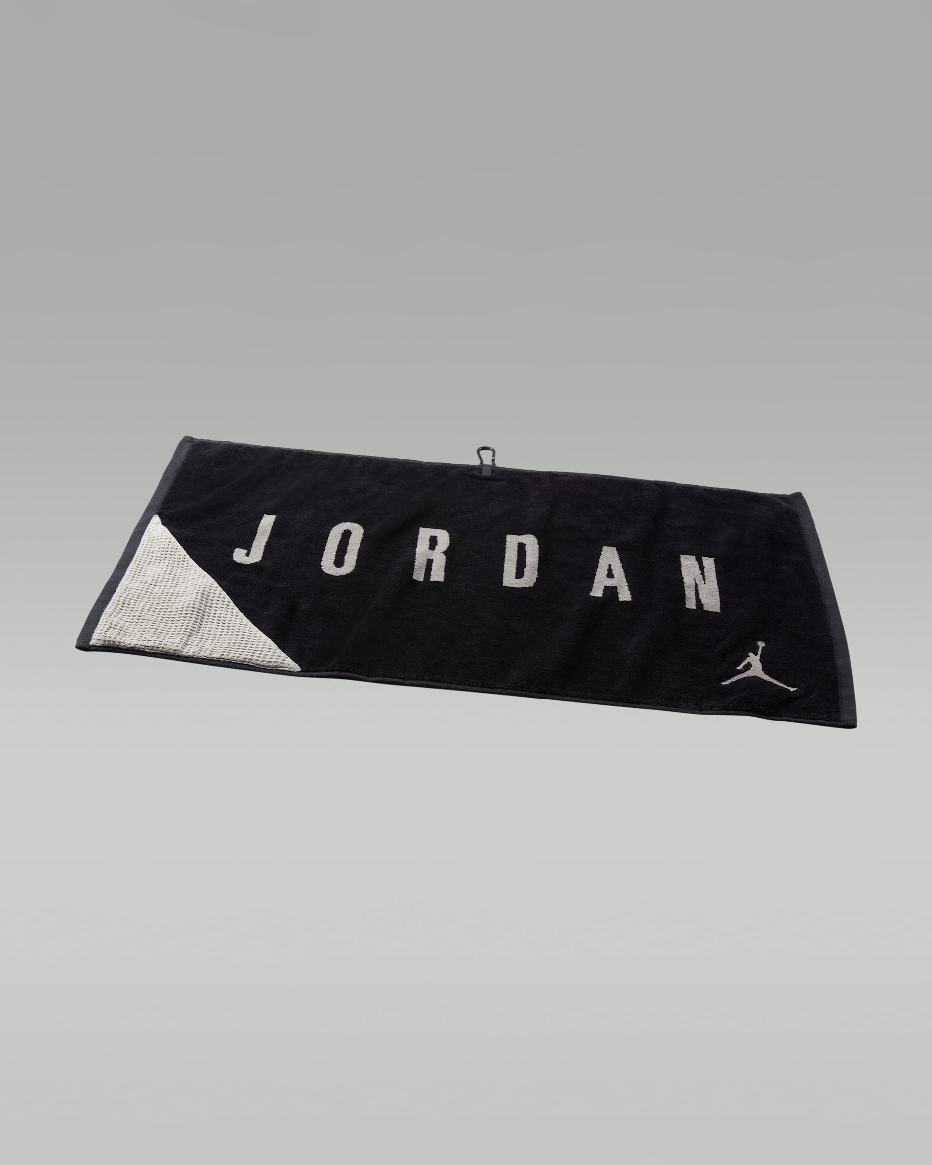 Jordan Utility Golf Towel - Black/Medium Grey/Medium Grey