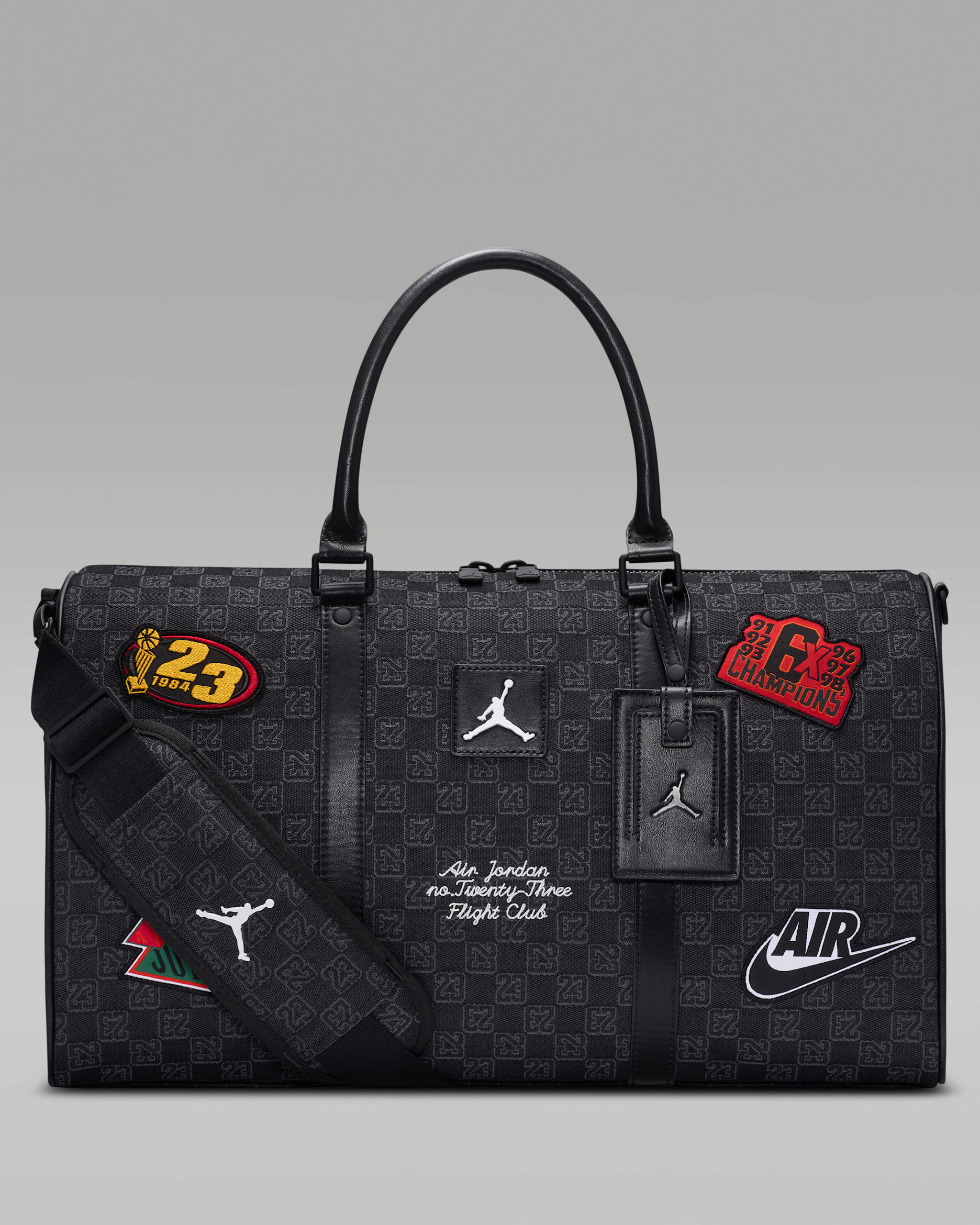 Maleta duffel con monograma (25 L) Jordan - Negro