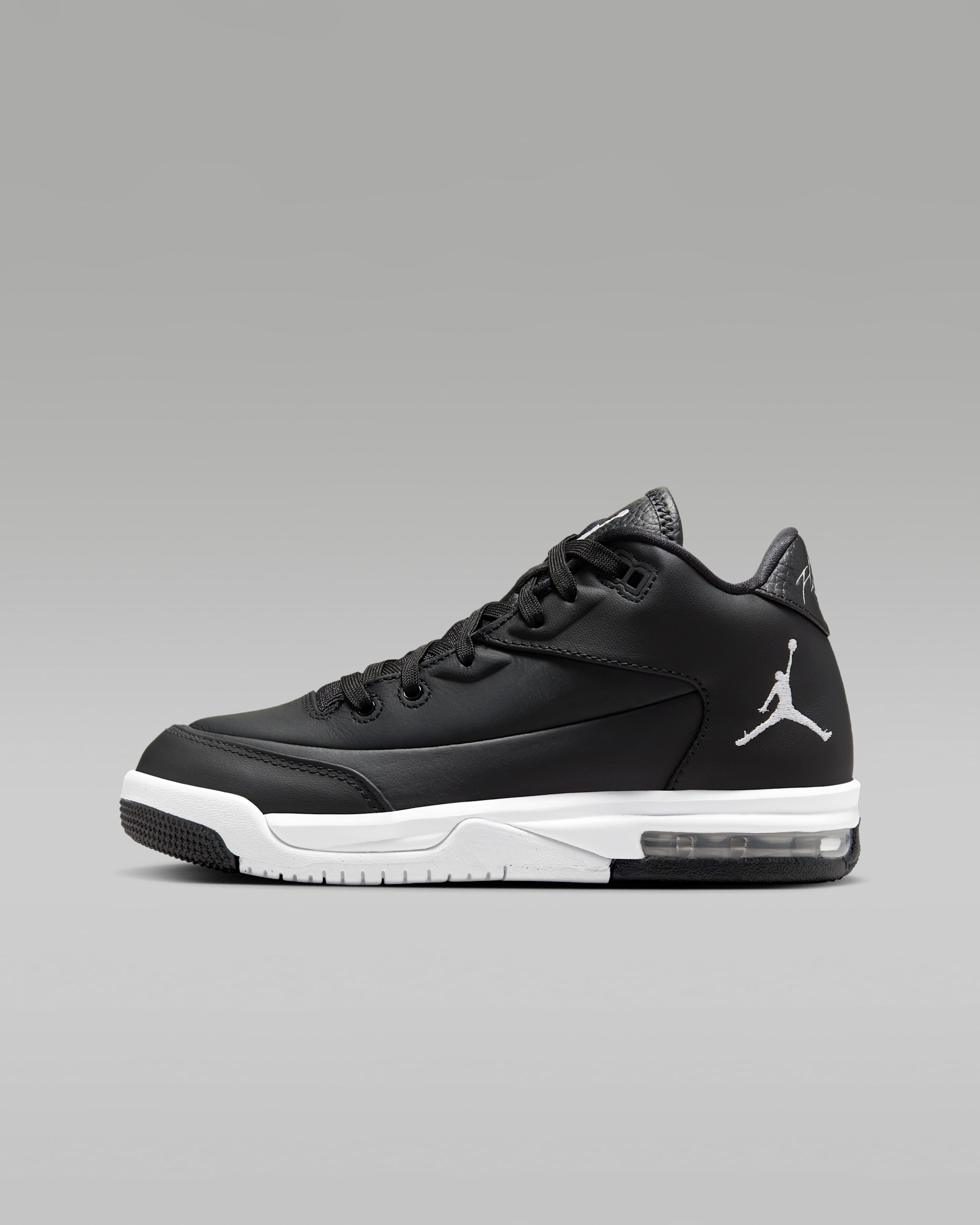 Jordan Flight Origin 3 Big Kids' Shoes - Black/White