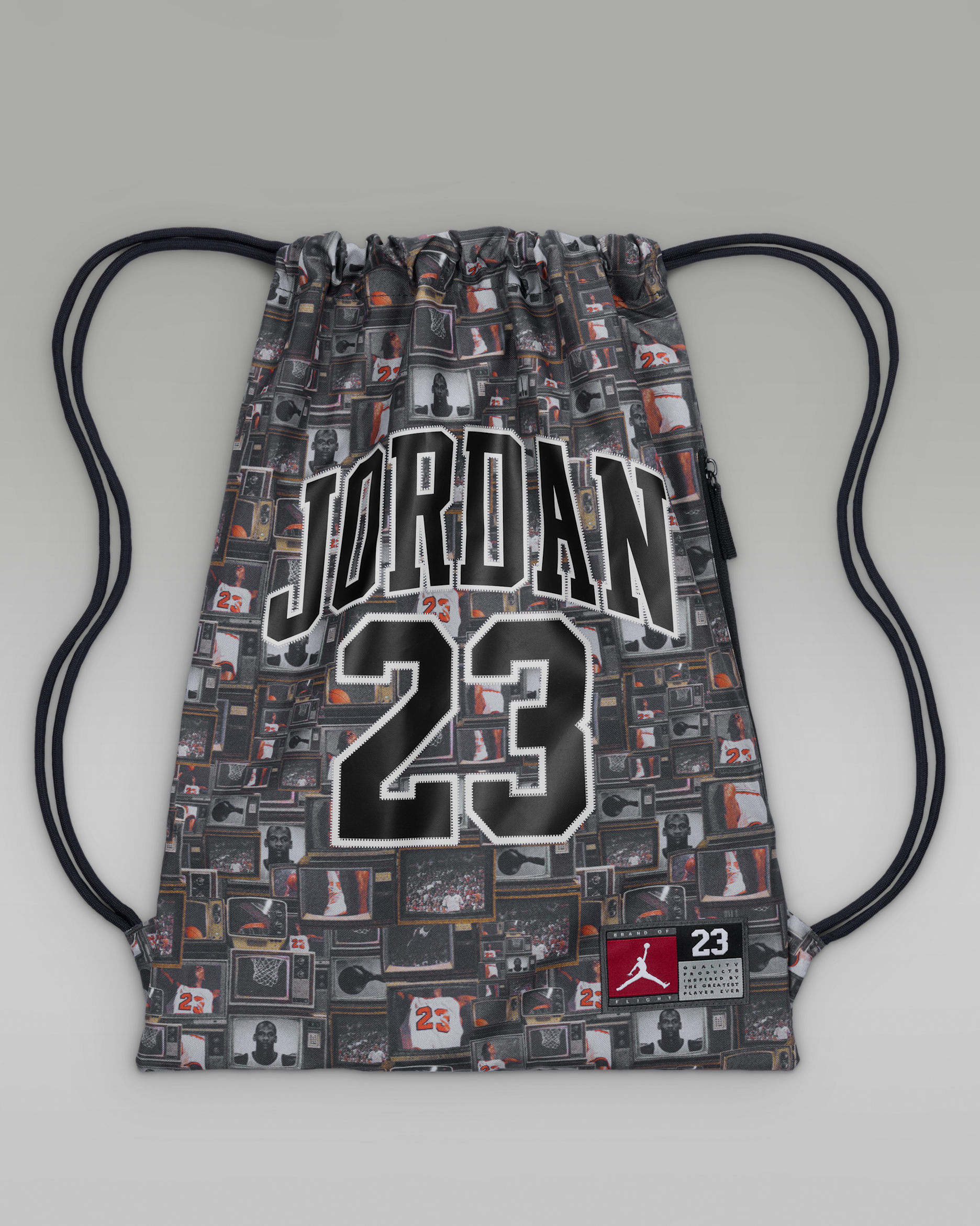 Jordan Big Kids' Jersey Gym Sack (8.25L) - Black
