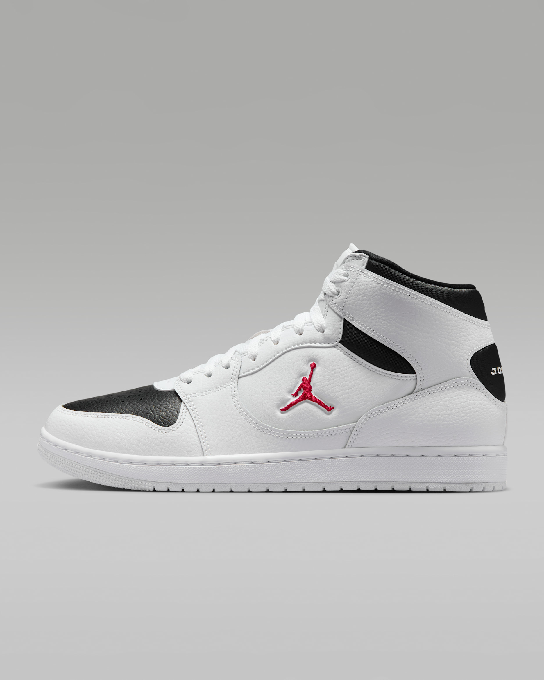 Chaussure Jordan Court Connect Mid pour homme - Blanc/Noir/Gym Red