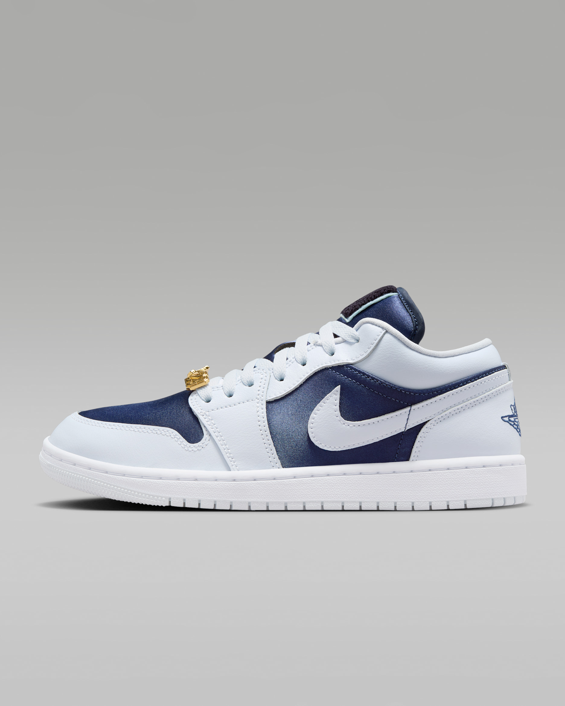 Air Jordan 1 Low SE Women's Shoes - Football Grey/White/Gym Red/Midnight Navy