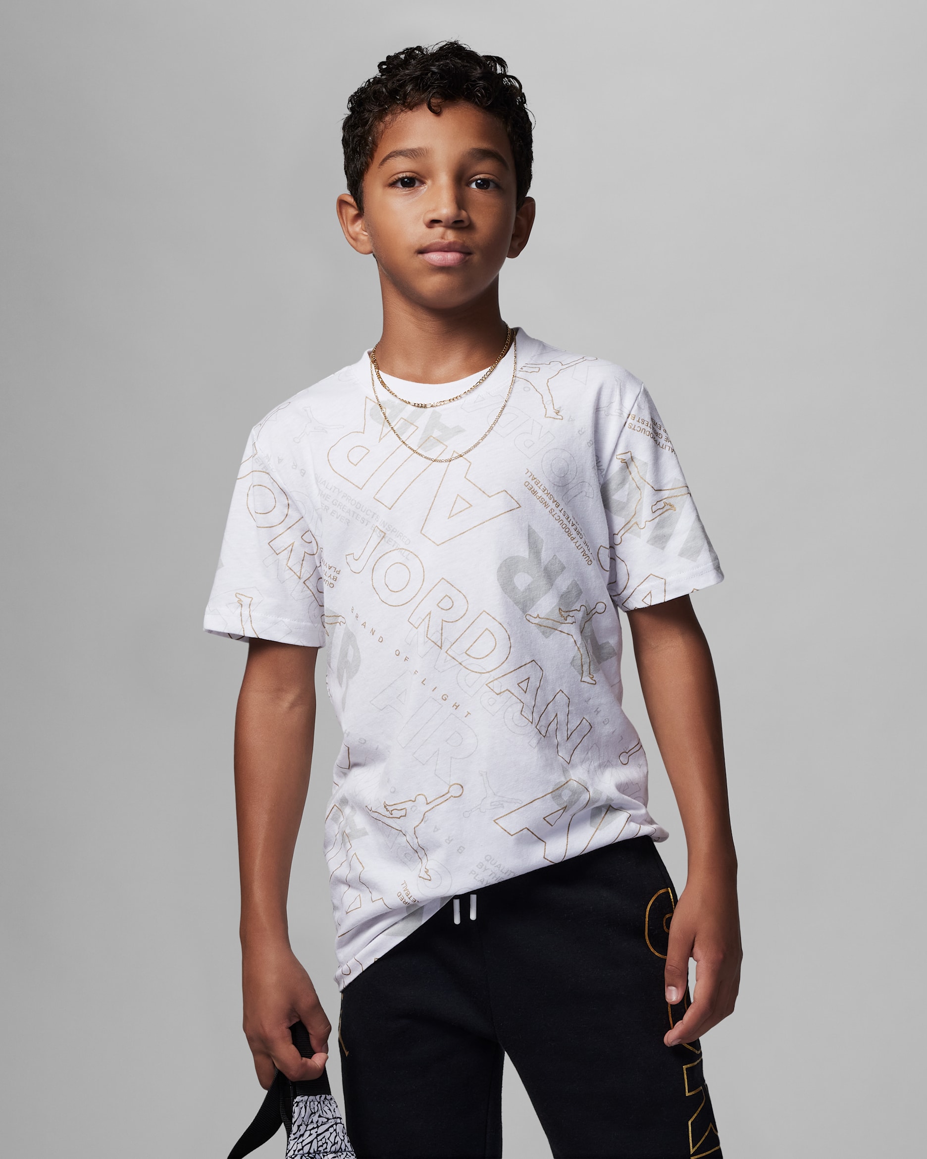 Jordan Golden Flight Printed Tee Camiseta - Niño/a - Blanco