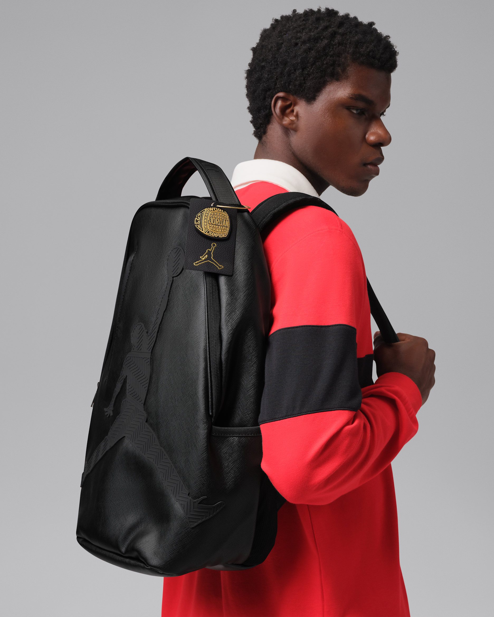 Jordan 6 Rings Sole Tread Backpack (26L) - Black