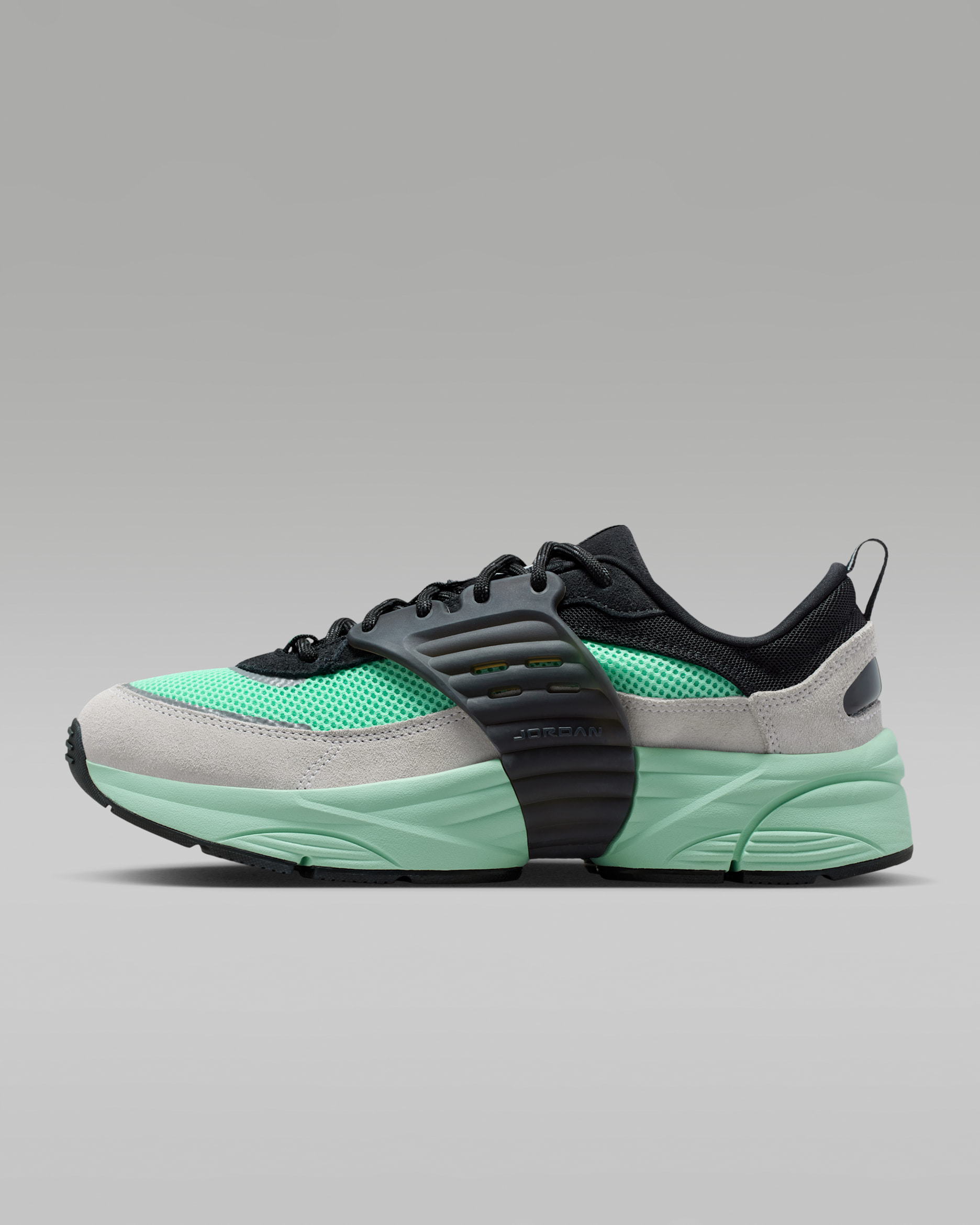 Jordan Trunner O/S Men's Shoes - Black/Neutral Grey/Mint Foam/Green Glow