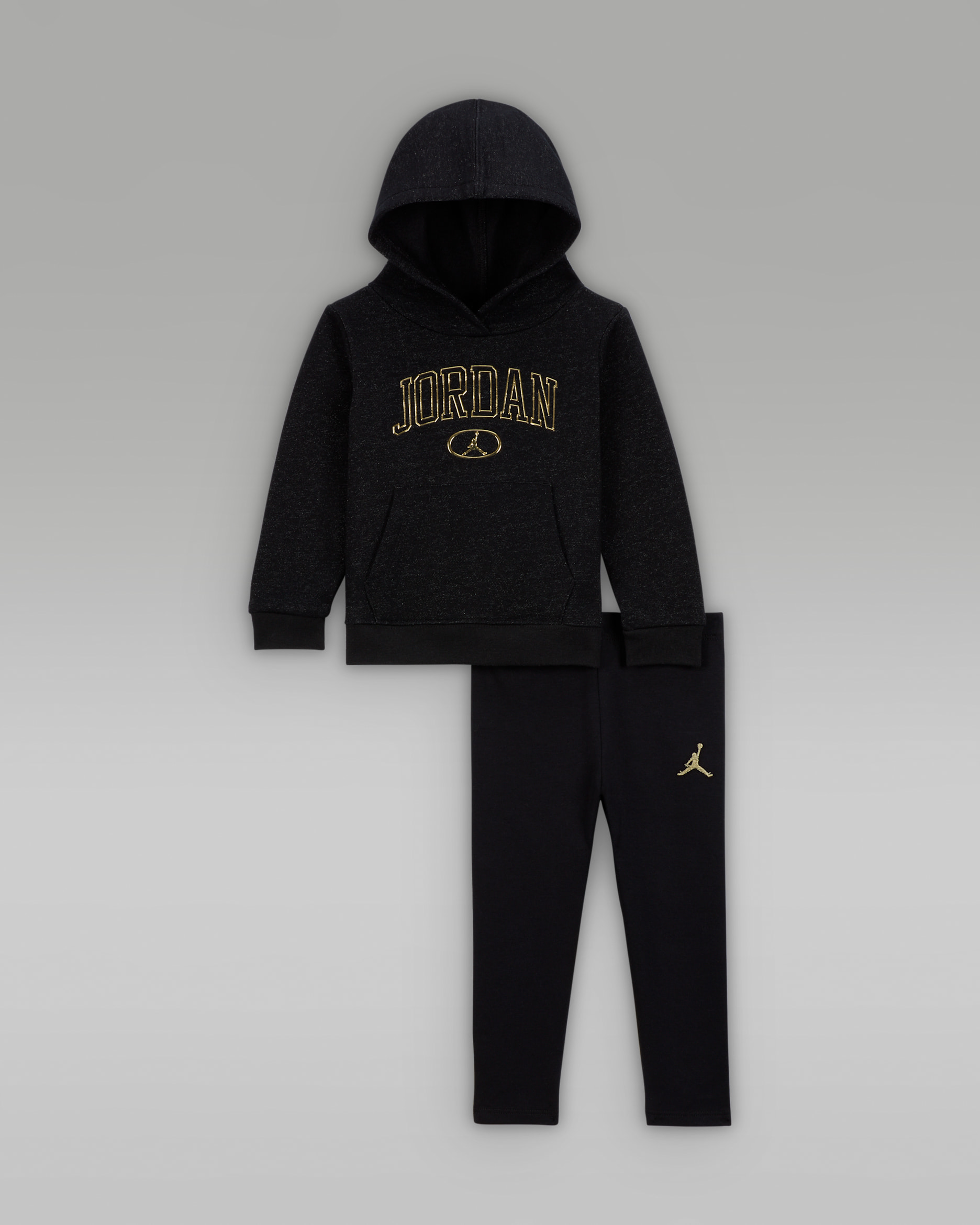 Ensemble deux pièces avec legging Jordan Dri-FIT « See Me Shine » pour bébé (12 - 24 mois) - Noir