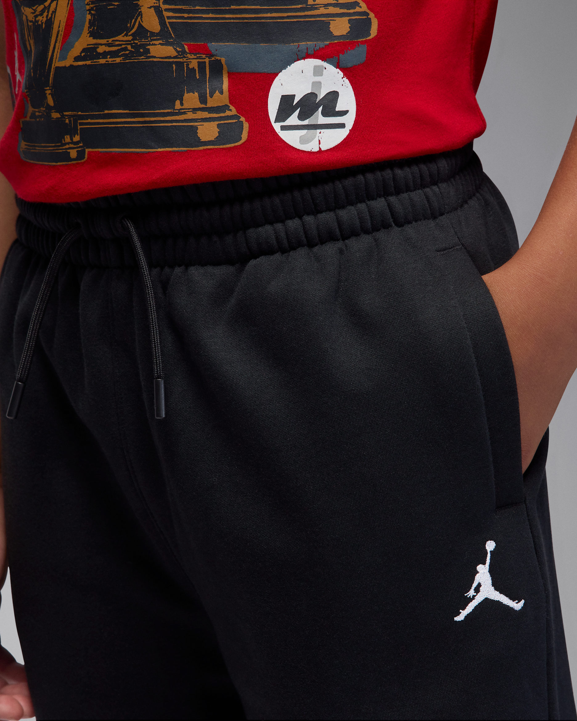 Jordan Brooklyn Essentials Big Kids' Open Fleece Pants