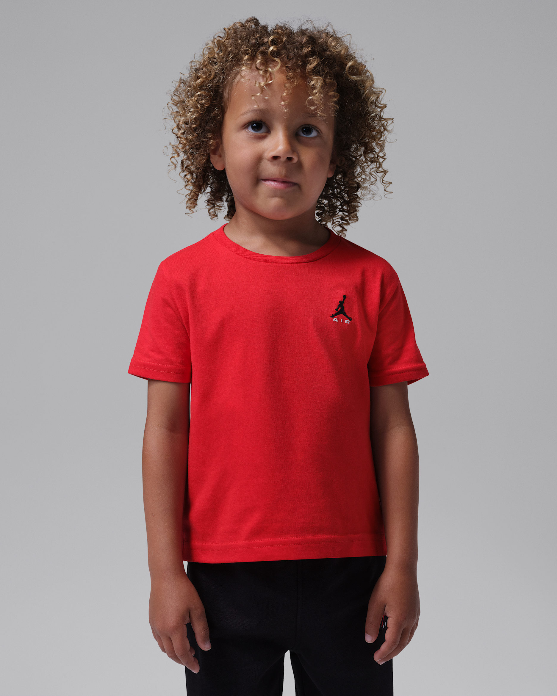 Playera Brooklyn infantil Jordan - Rojo universitario