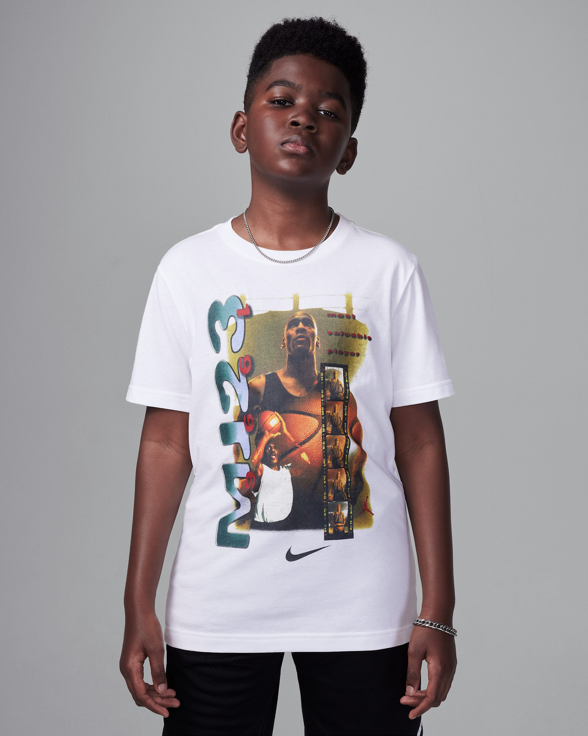 Jordan Older Kids' MJ 23 1996 T-Shirt - White