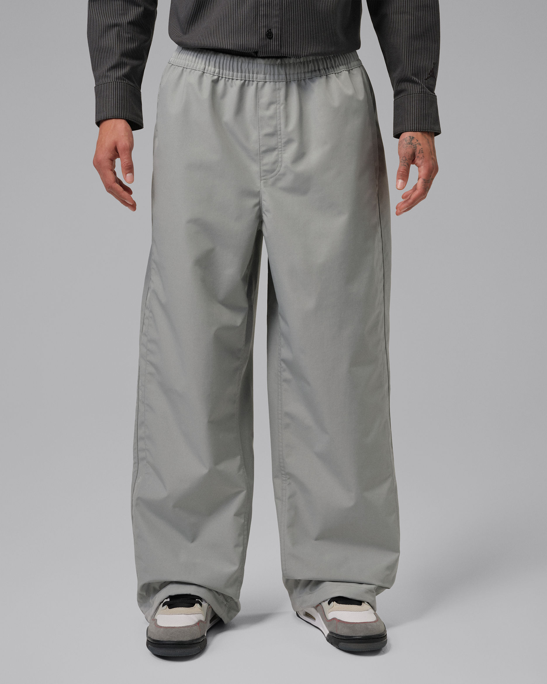 Calças de treino Air Jordan para homem - Cinzento Smoke claro/Castanho médio Legend