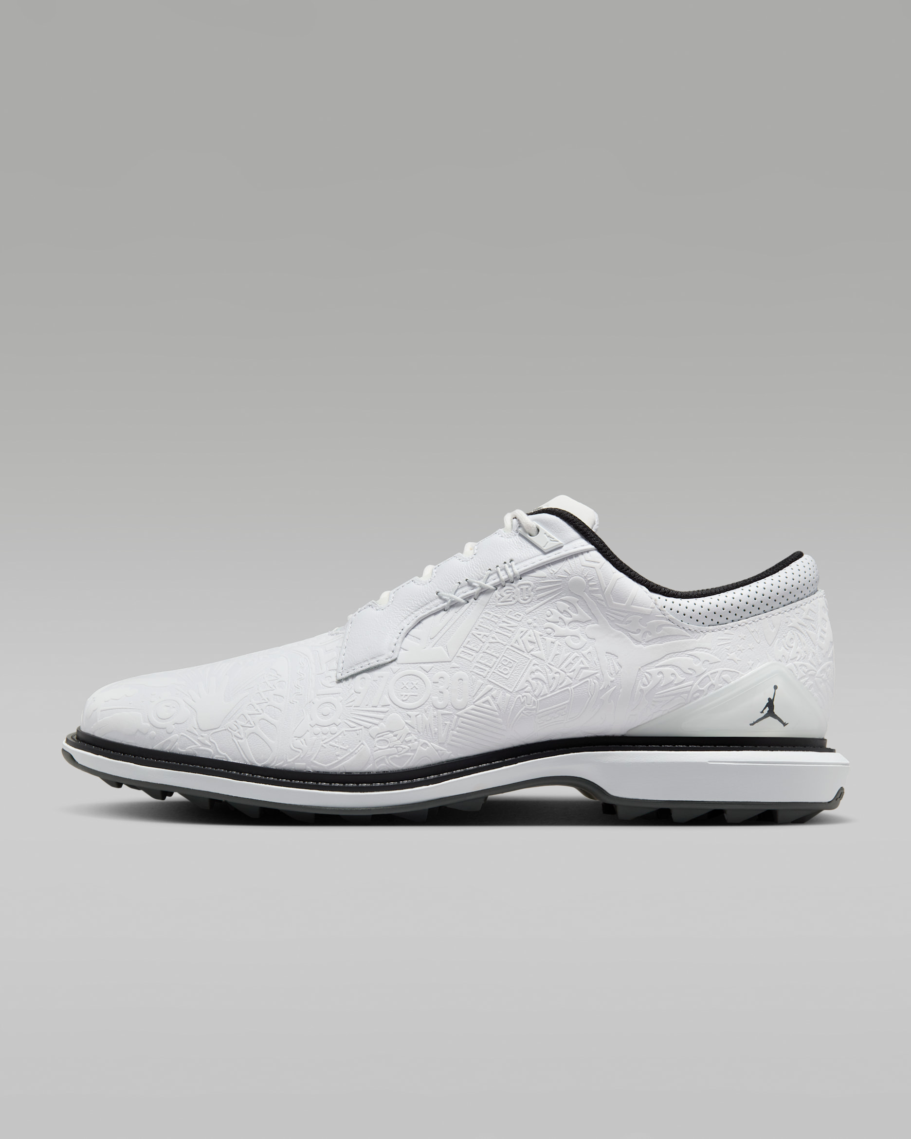 รองเท้ากอล์ฟ Jordan ADG 5 - ขาว/ดำ/Pure Platinum/Iron Grey