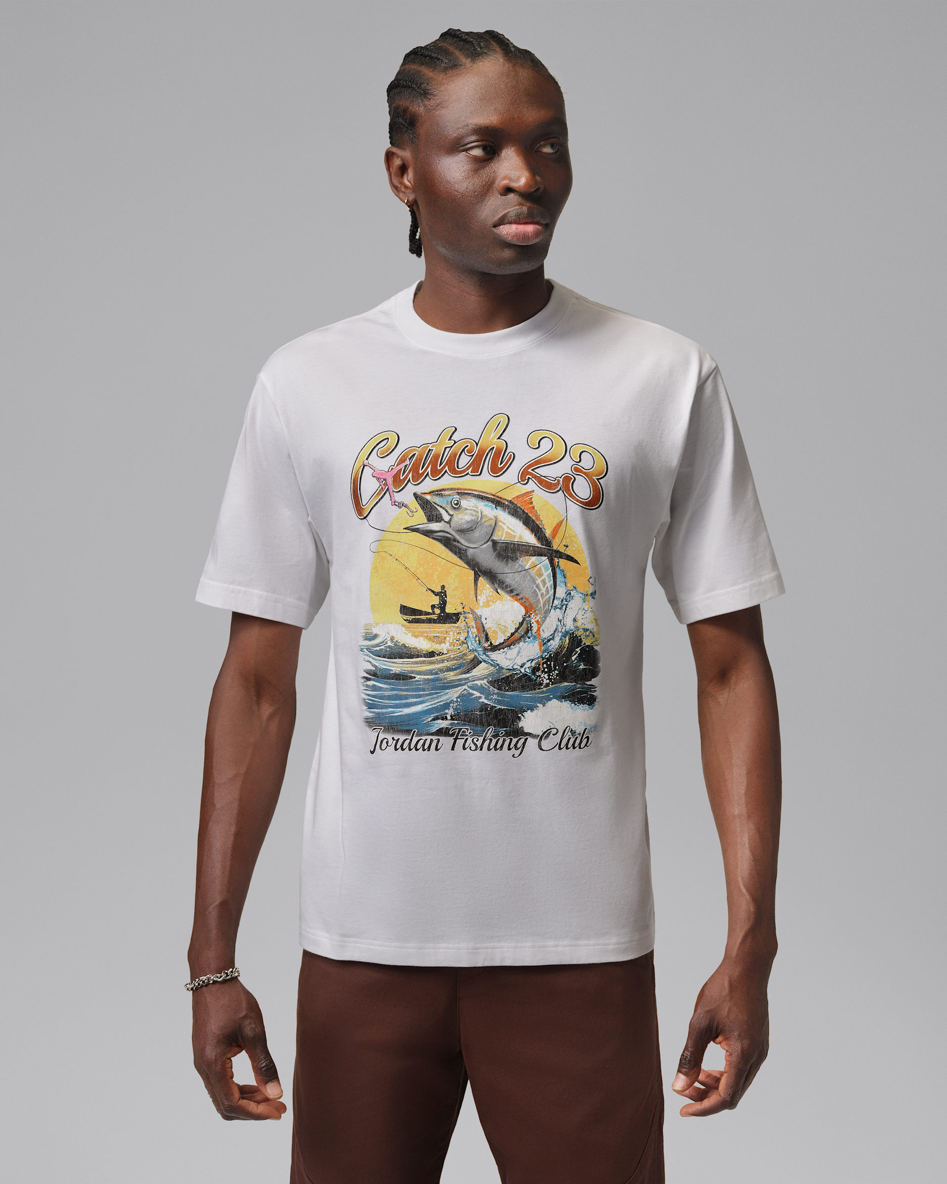 Jordan Men's Graphic T-Shirt - White/Black