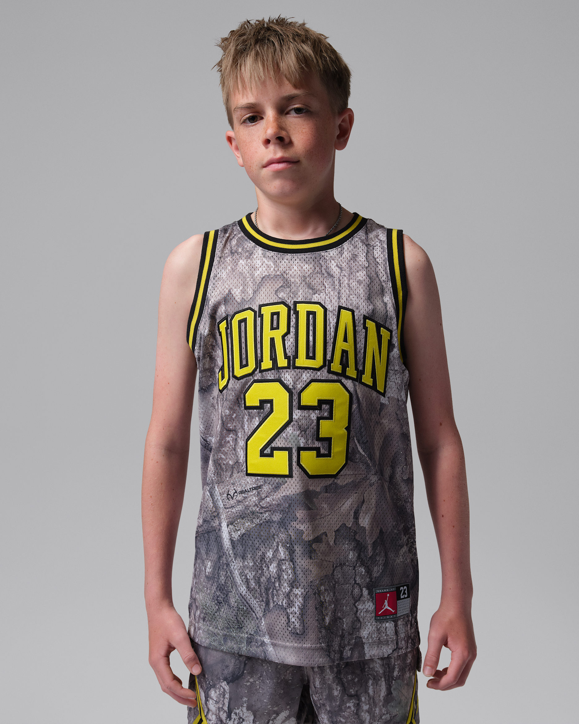 Jersey MVP Realtree 23 para niños talla grande Jordan - Cisne