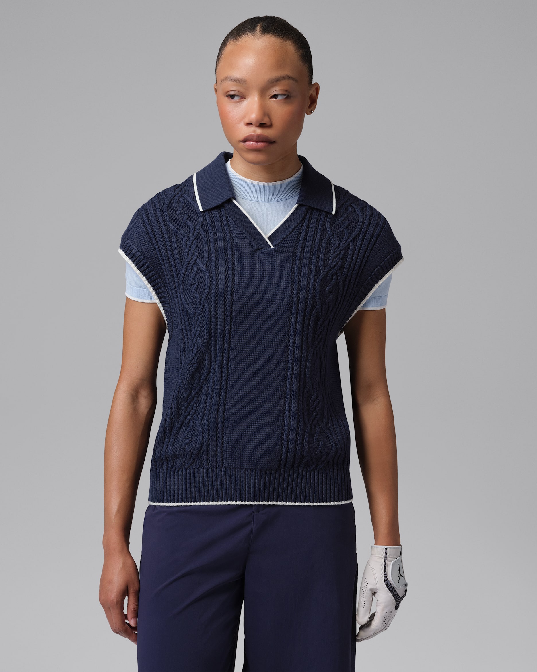 Jordan Sport Women's Golf Sleeveless Jumper - Obsidian/Sail