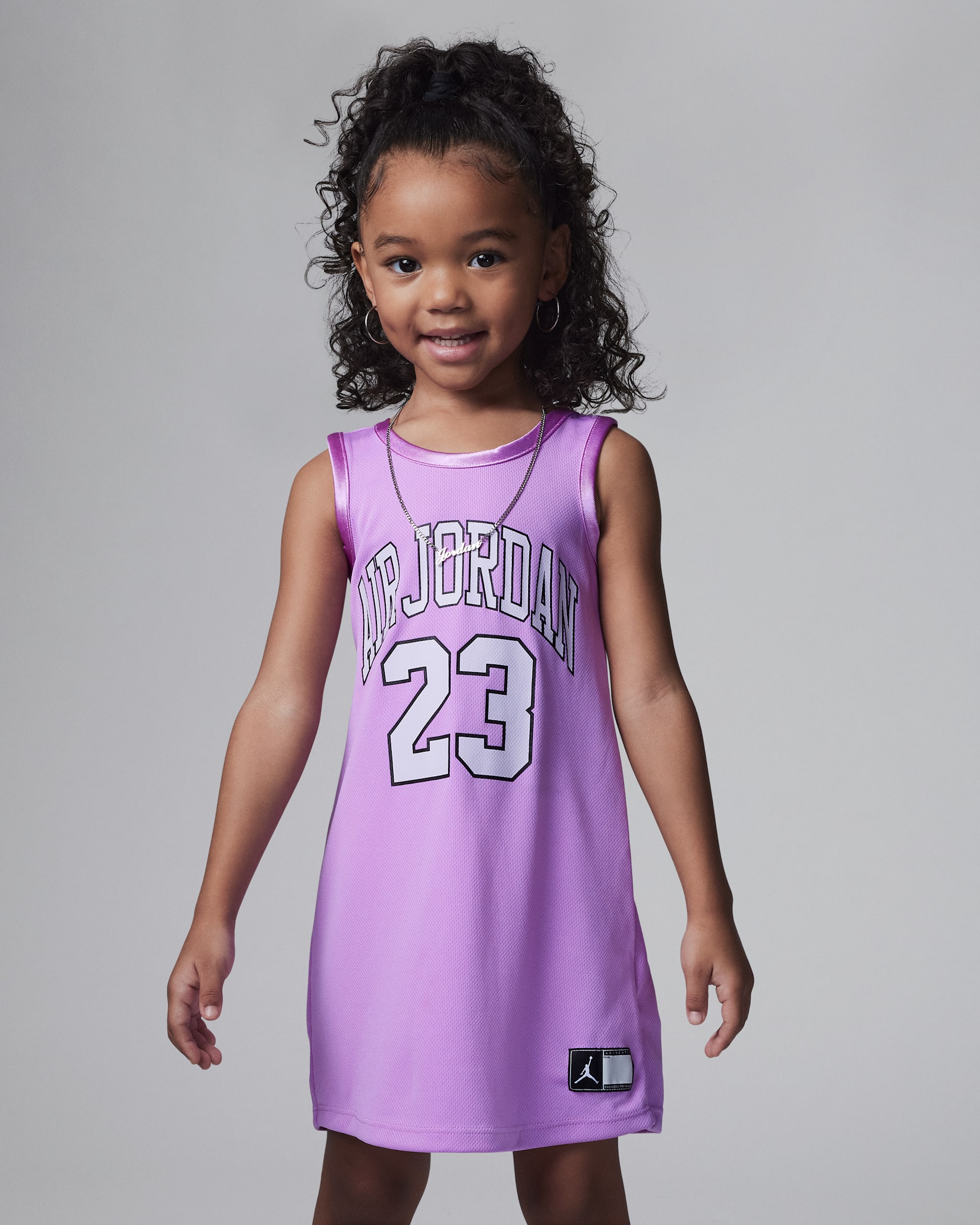 Jordan Little Kids' Dress - Rush Fuchsia