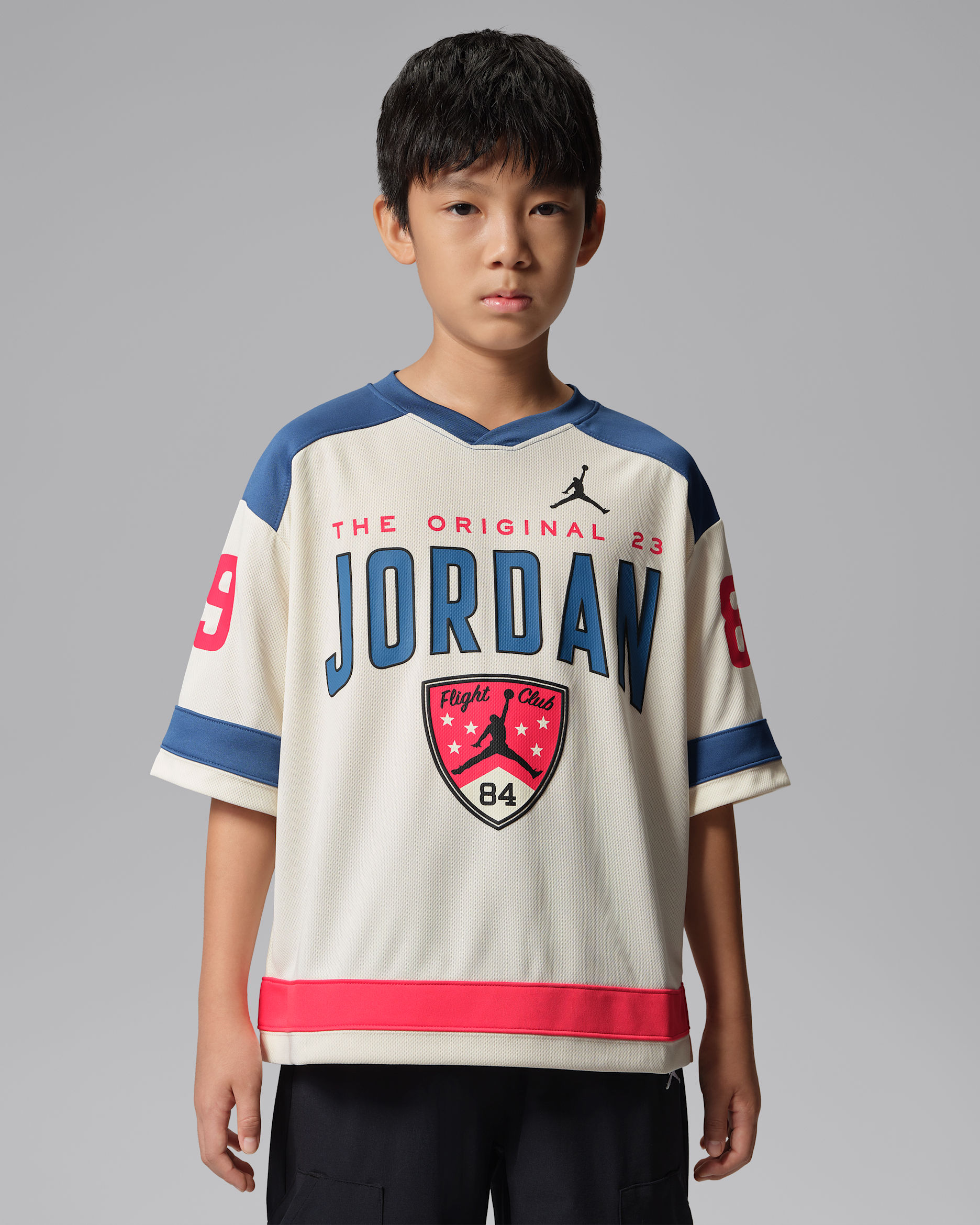 Jordan Big Kids' Interstate 23 Break Jersey - Chalk