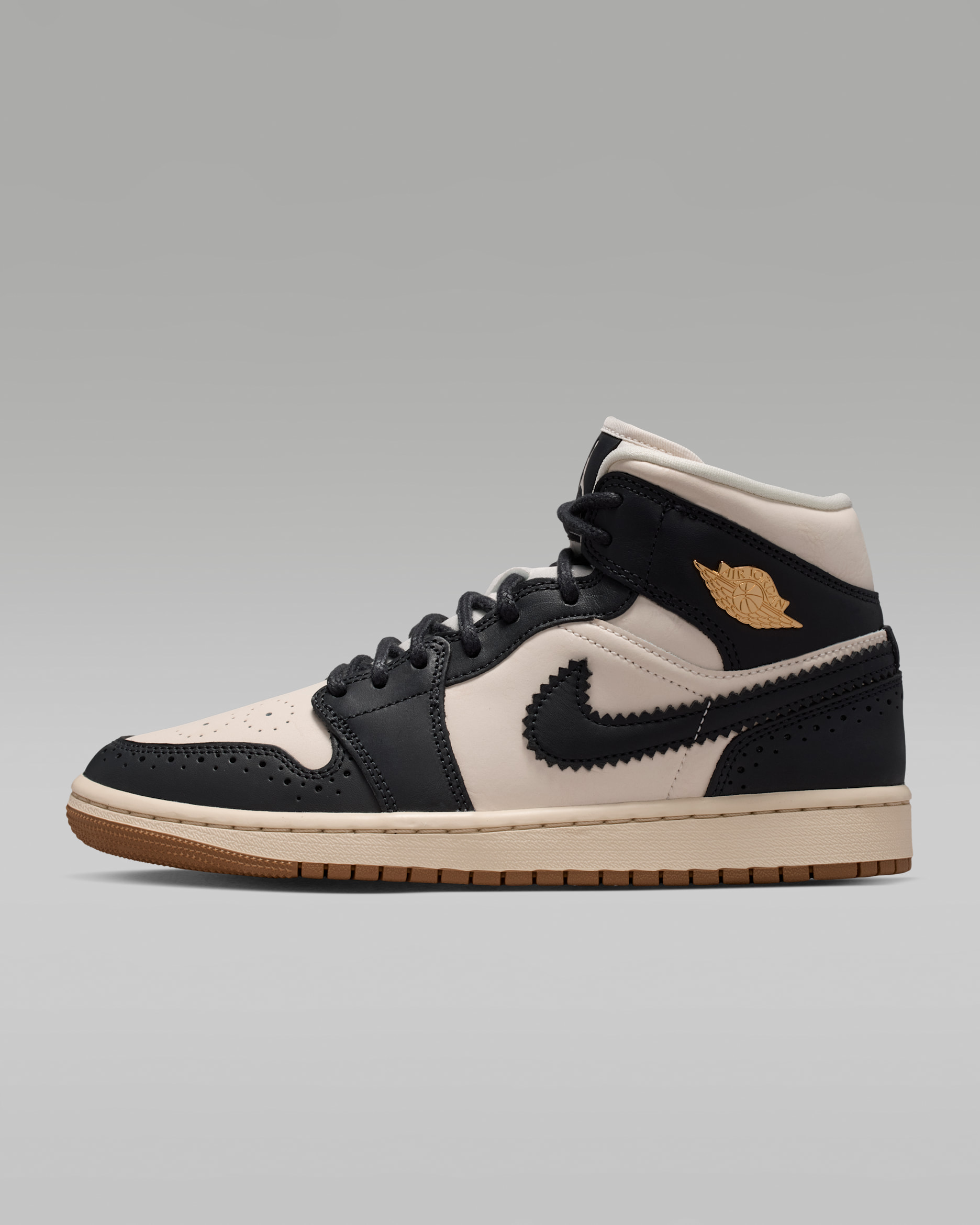 Air Jordan 1 Mid SE Women's Shoes - Off Noir/Chalk/Pearl White/Chalk