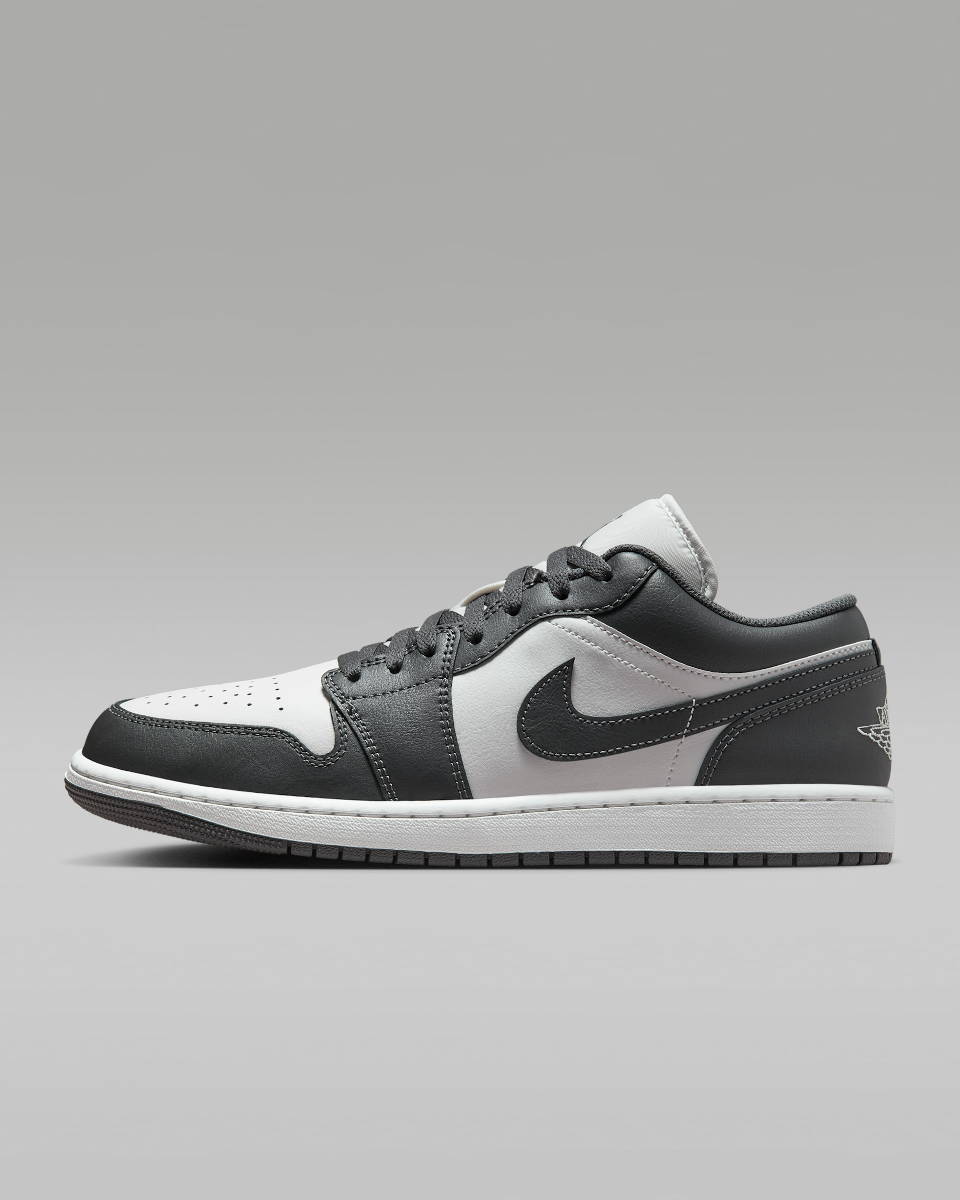 Air Jordan 1 Low Men's Shoes - Iron Grey/Summit White