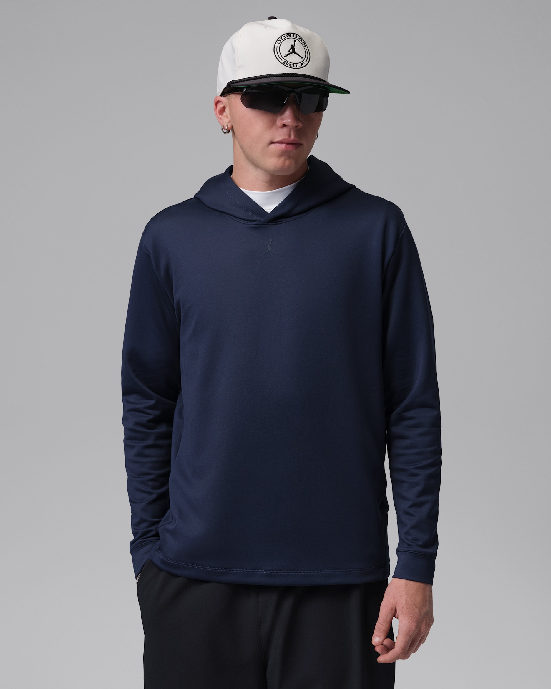 Jordan Men's Dri-FIT Golf Hoodie - Obsidian/Black/Obsidian