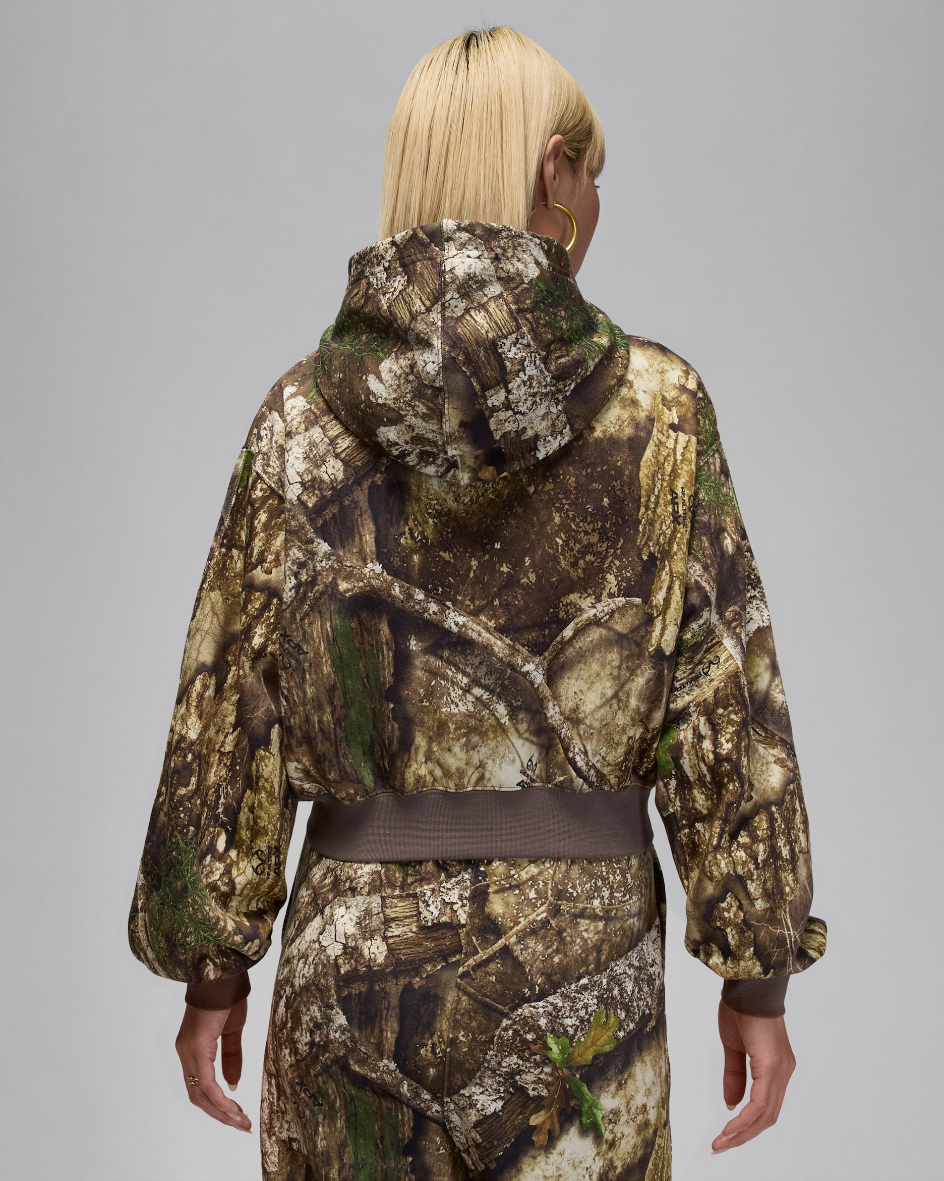 Jordan Brooklyn Fleece Women's Realtree Mod Crop Full-Zip Hoodie