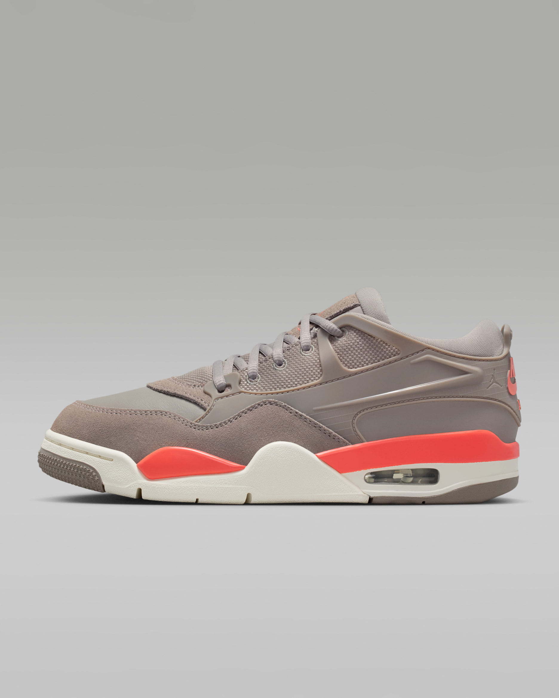 Air Jordan 4 RM Women's Shoes - Enigma Stone/Pale Ivory/Light Wild Mango