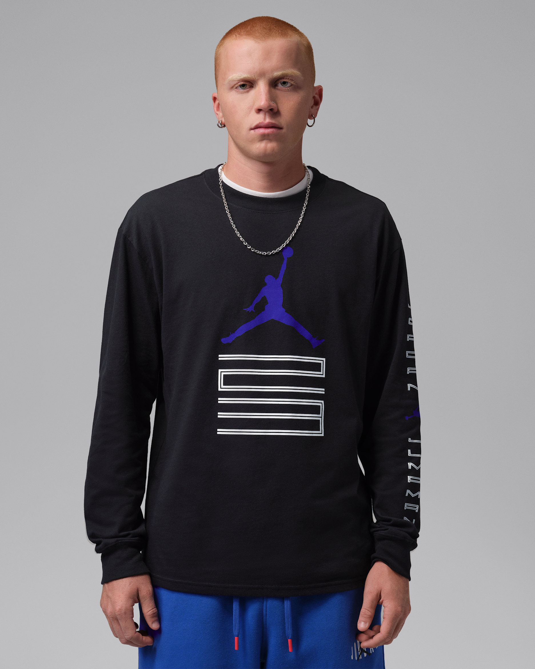 Jordan Men's Long-Sleeve T-Shirt - Black