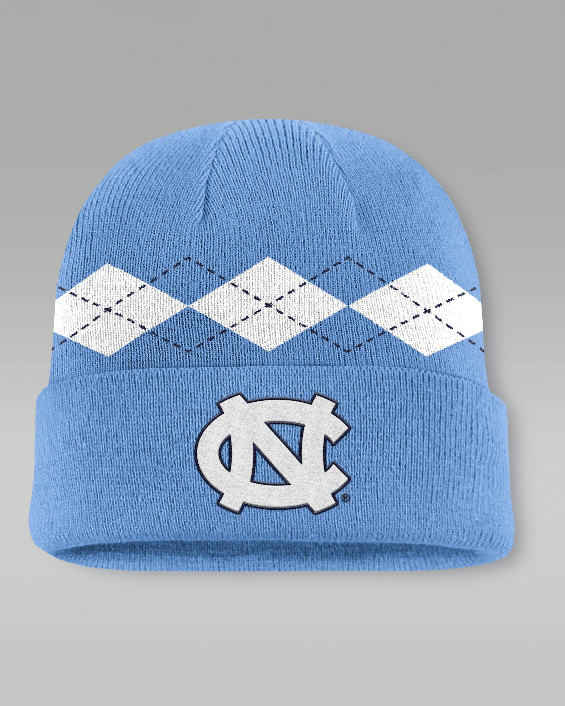 North Carolina Primetime Utility Campus Men's Jordan Brand College Cuffed Beanie - Light Blue