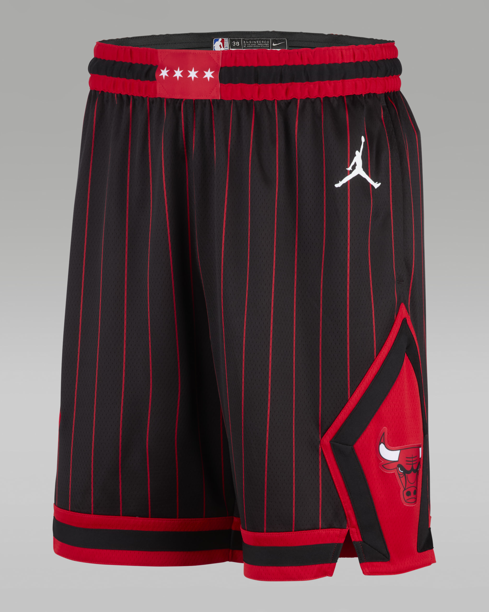 Pánské kraťasy Chicago Bulls Statement Edition Swingman Jordan Dri-FIT NBA - Černá/Bílá