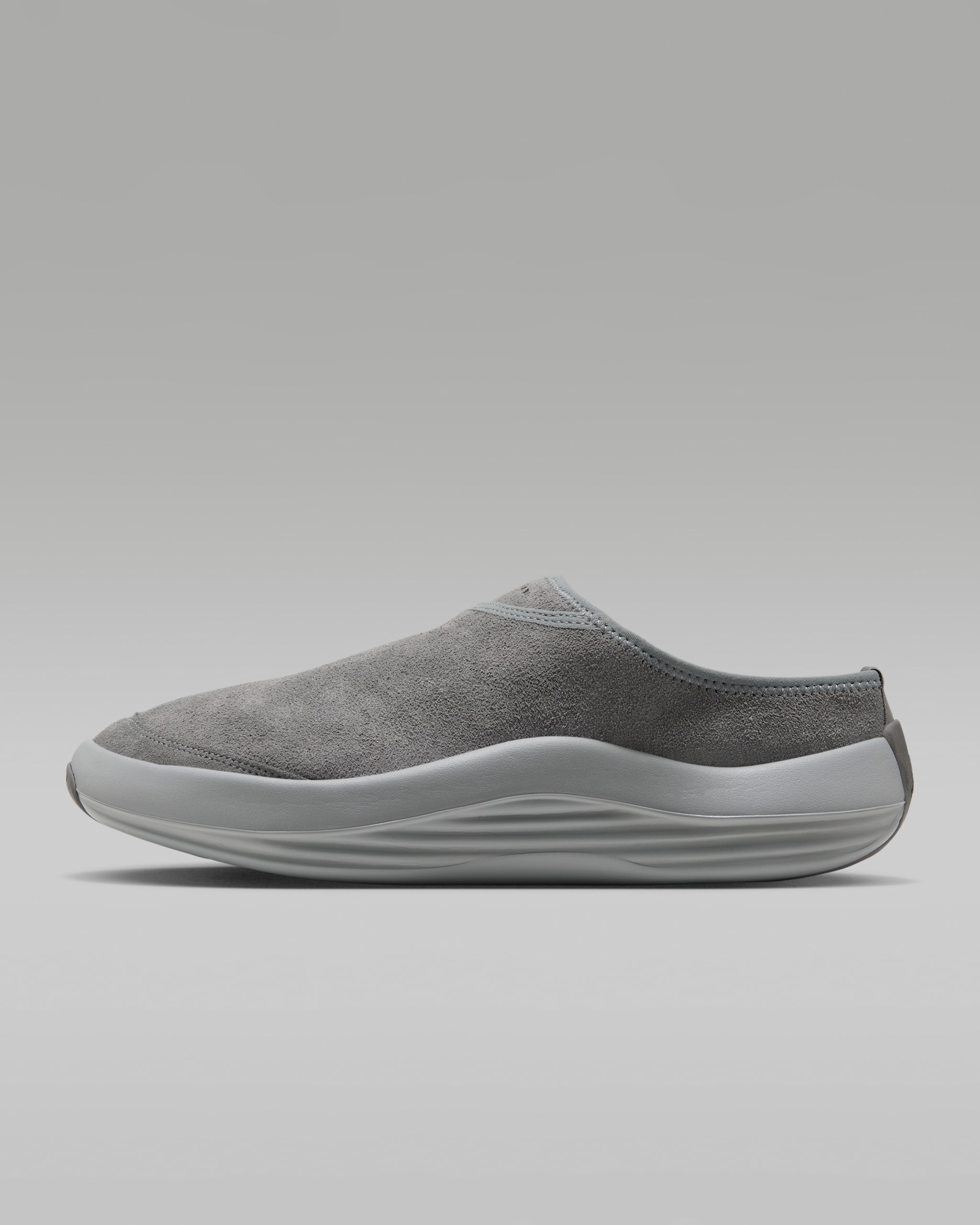 Jordan Future Men's Mules - Smoke Grey/Light Smoke Grey/University Red