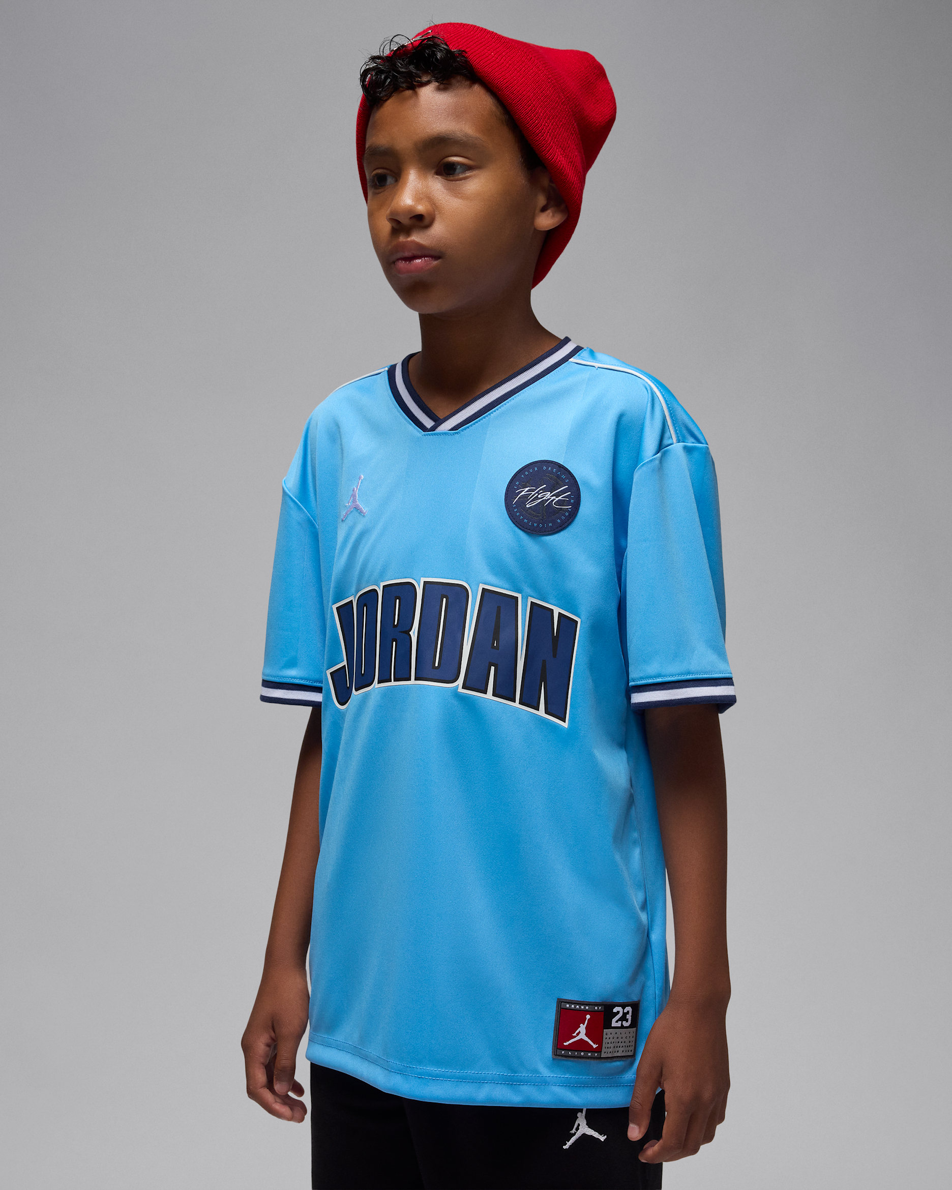Jersey deportivo para niños talla grande Jordan - Azul universitario