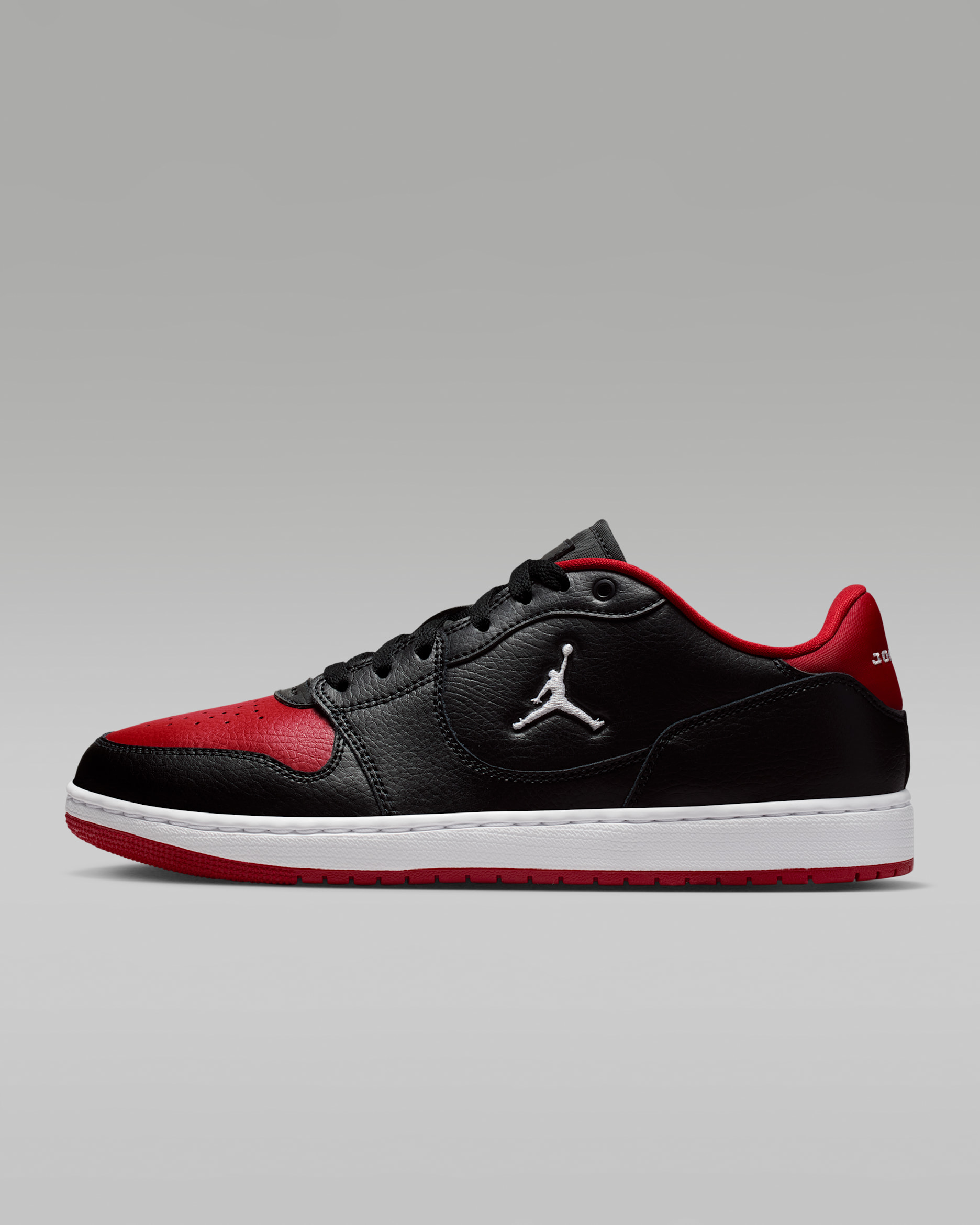 Jordan Court Connect Low Men's Shoes - Black/Gym Red/White
