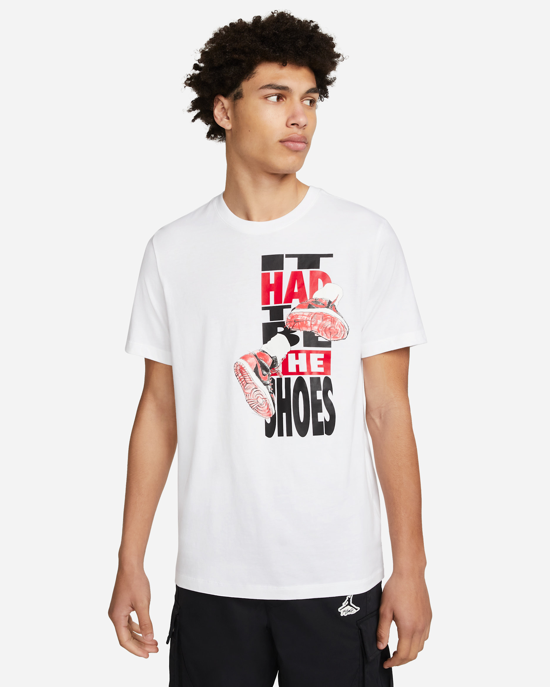 Jordan 'The Shoes' Men's T-Shirt - White