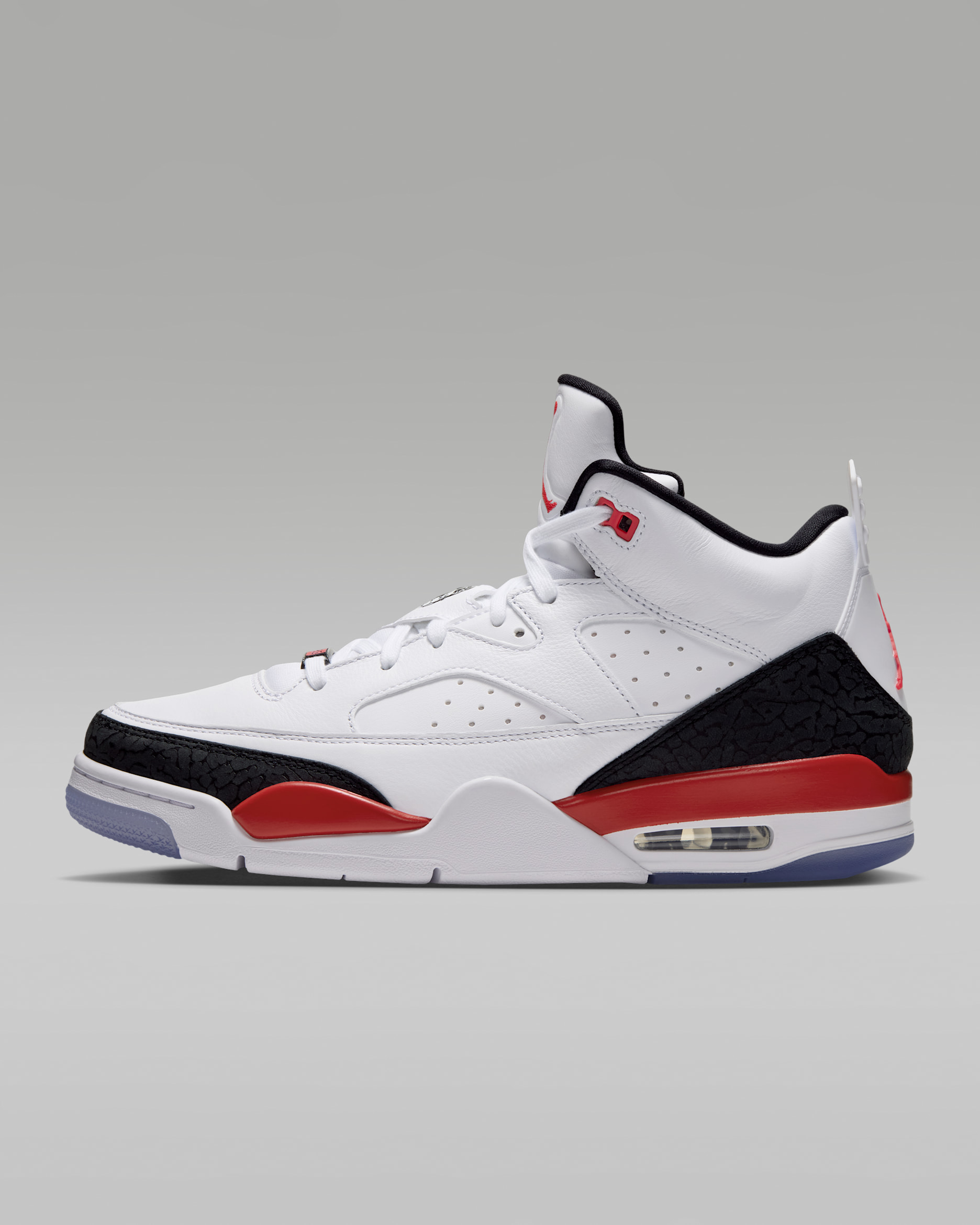 Jordan Son of Mars Low Men's Shoe - White/Black/Light Crimson