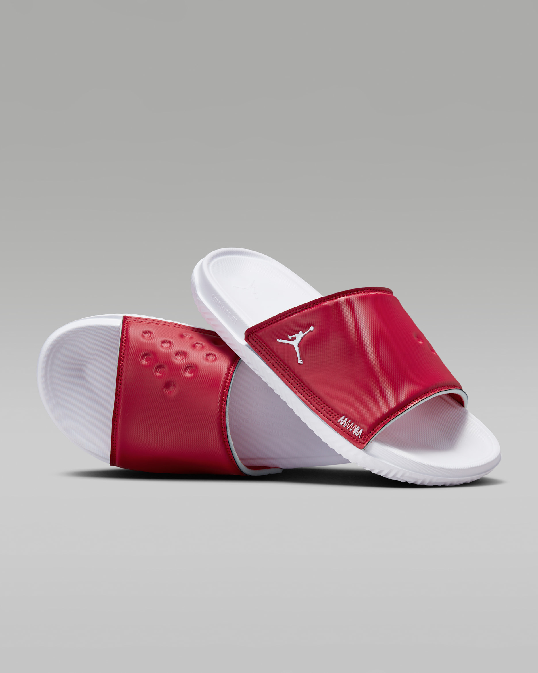 รองเท้าแตะผู้ชาย Jordan Play - Varsity Red/ขาว/ขาว