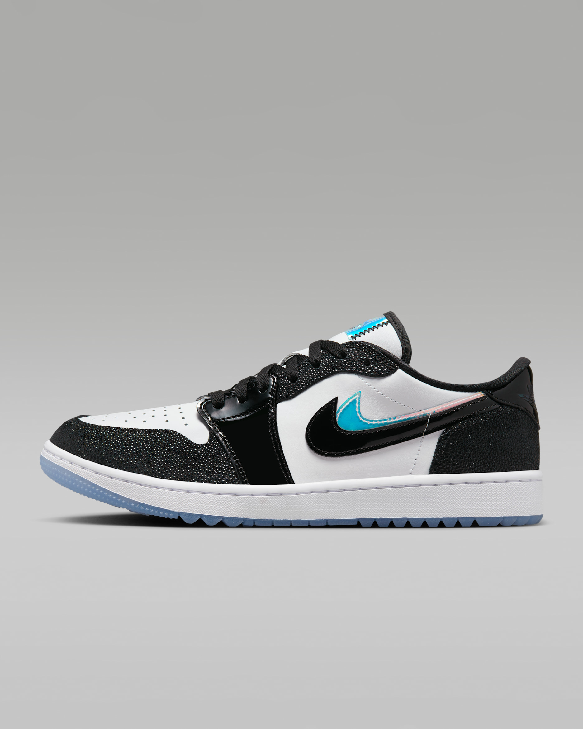 Air Jordan 1 Low G NRG Golf Shoes - White/Black
