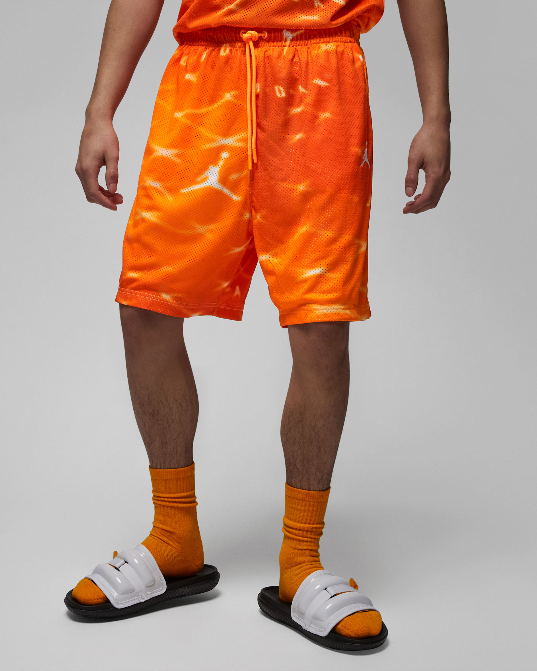 Jordan Essentials Men's Shorts - Bright Citrus/White