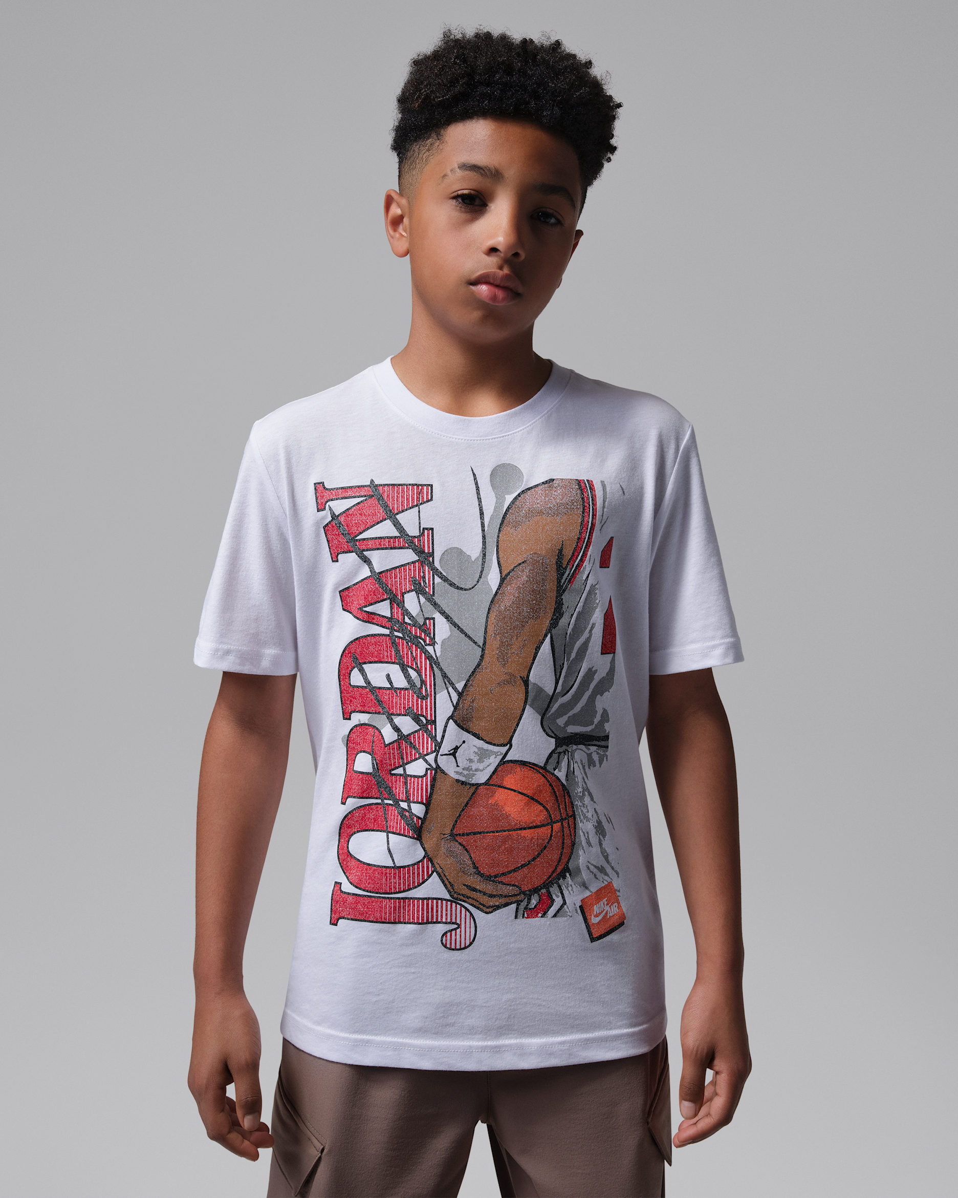 Jordan Big Kids' Jumpman Hip Rest T-Shirt - White