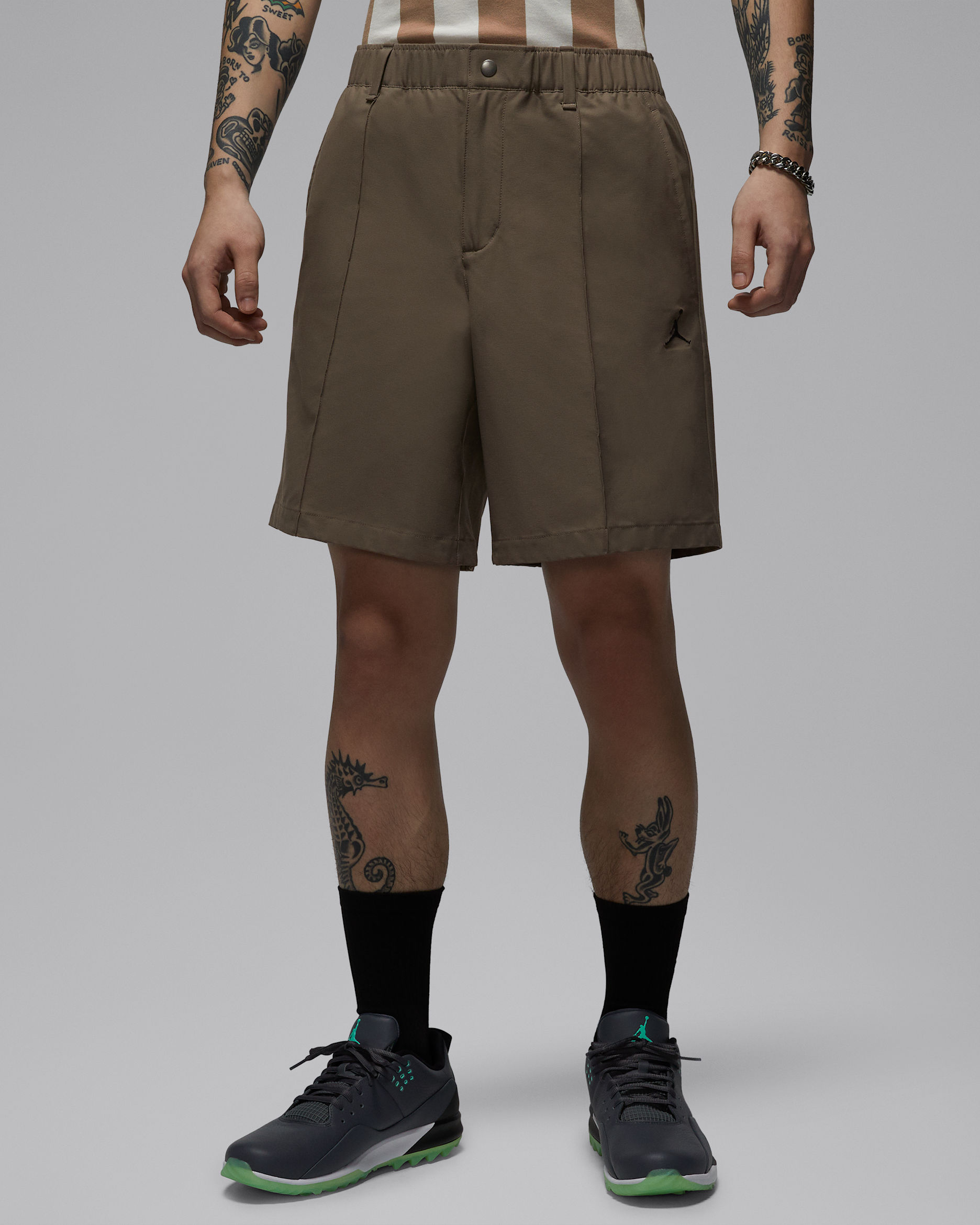 Jordan Sport 男款 Dri-FIT 高爾夫短褲 - Olive Grey/Anthracite