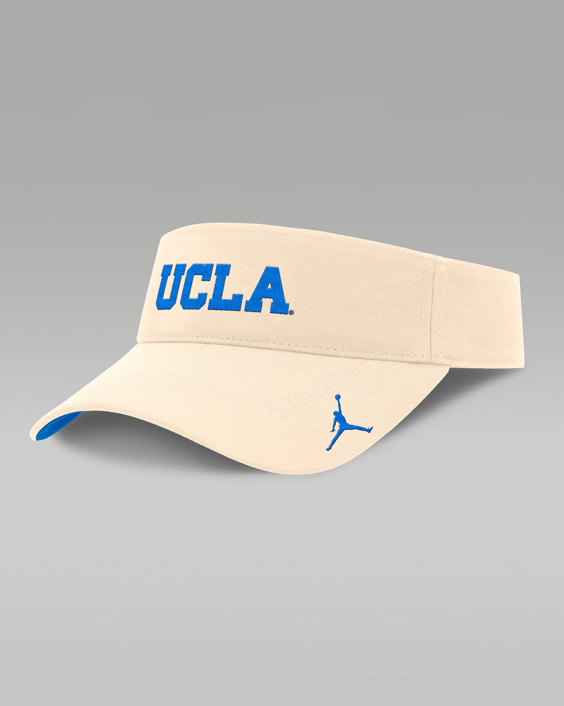 Visera universitaria marca Jordan Dri-FIT ajustable para hombre UCLA Bruins Primetime Ace - Natural